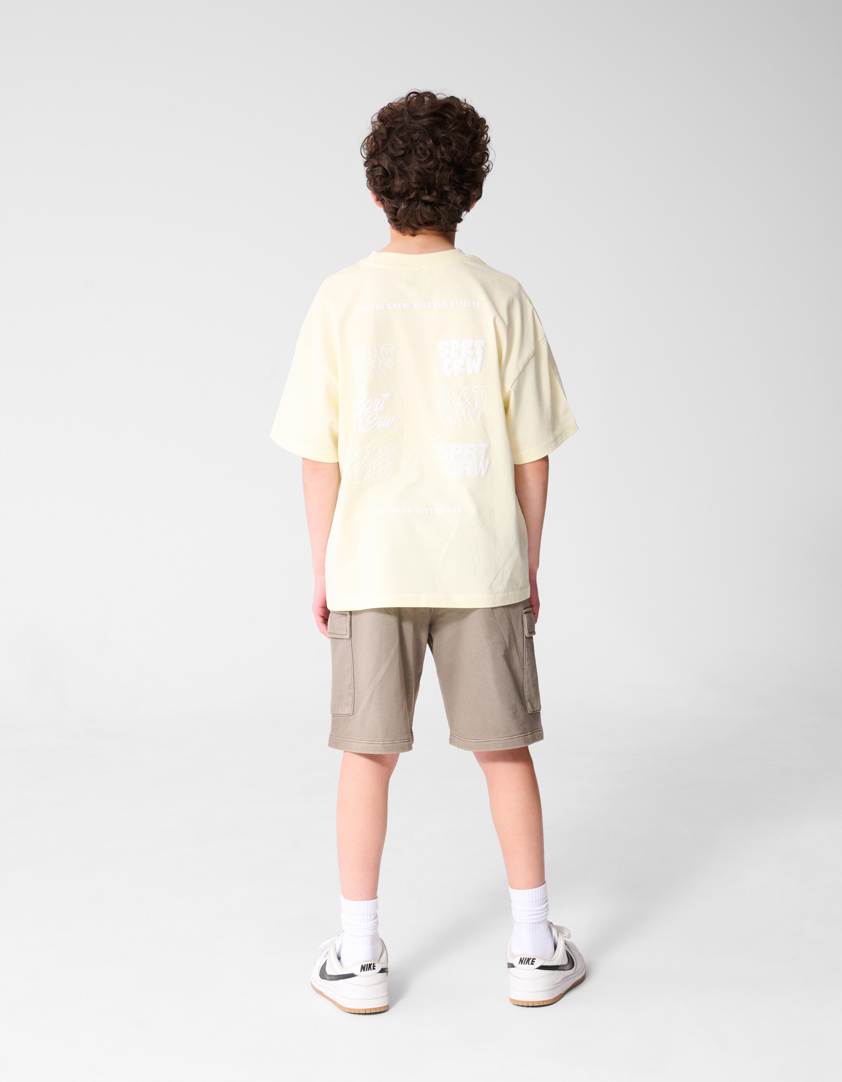 Sport Crew Artwork T-Shirt Hellgelb SHOEBY BOYS