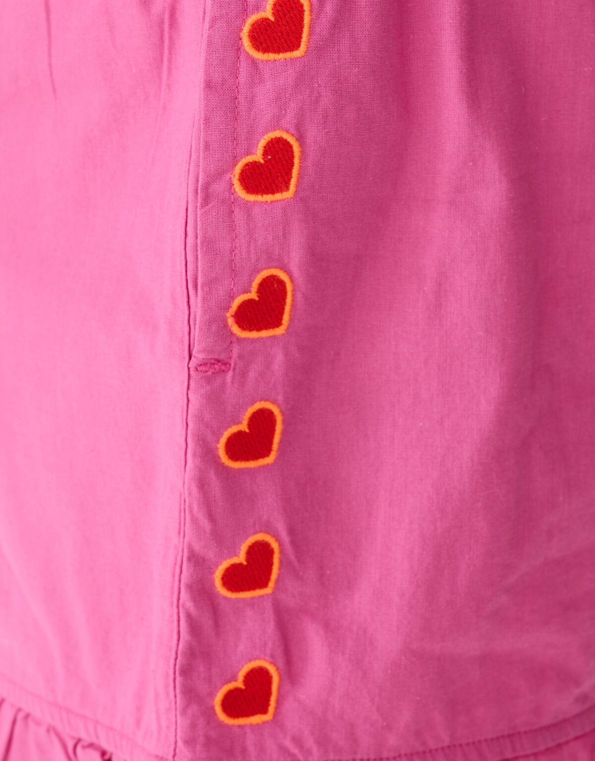 R&uuml;schen-Herz-Shorts Rosa SHOEBY GIRLS