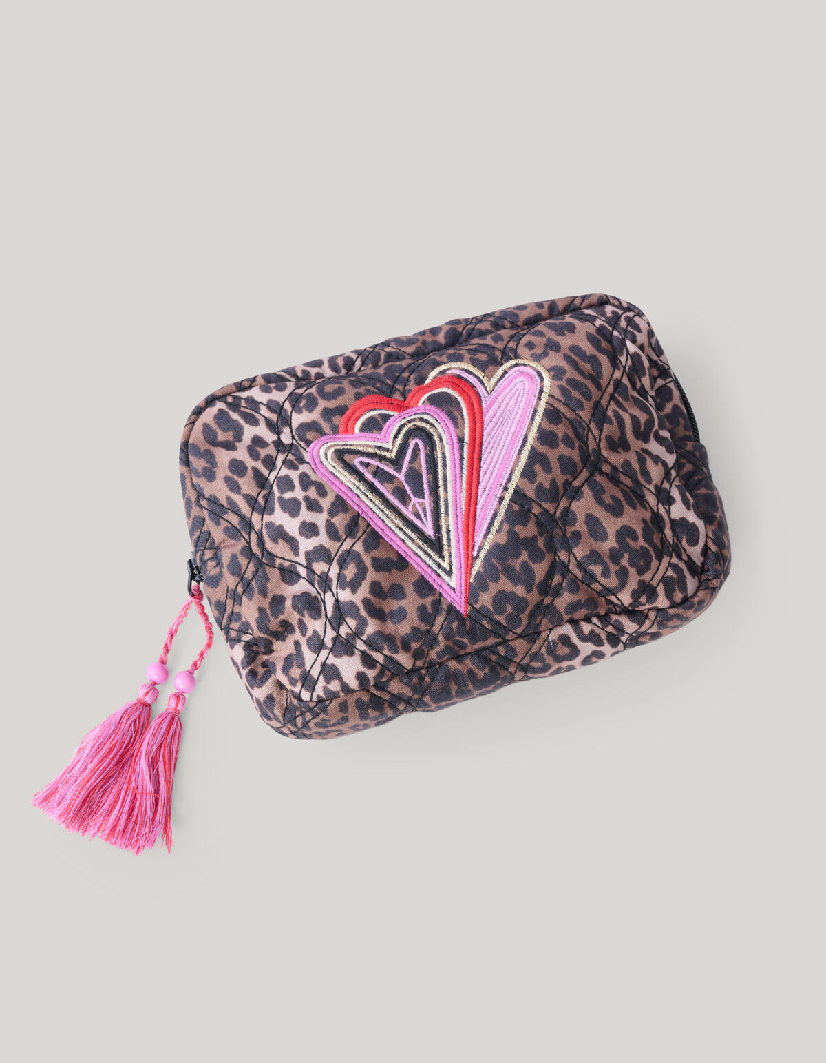 Leopard Schminktasche Braun SHOEBY ACCESSOIRES