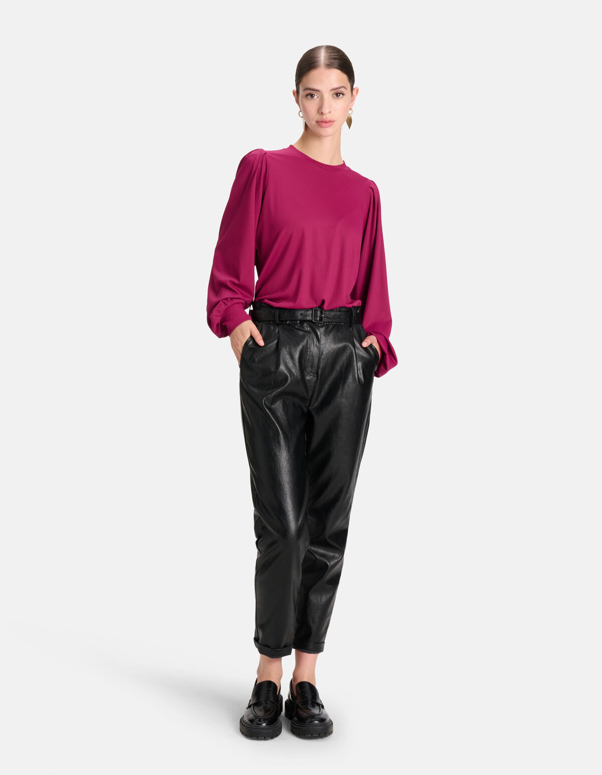 Langärmeliges T-Shirt Lila SHOEBY WOMEN