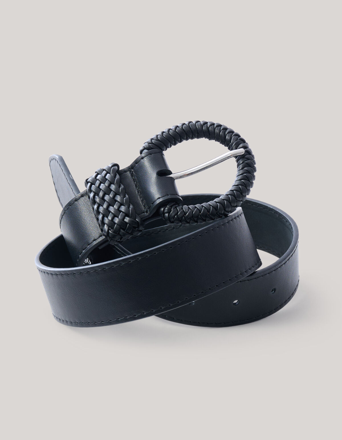 Flechtg&uuml;rtel Schwarz SHOEBY ACCESSOIRES