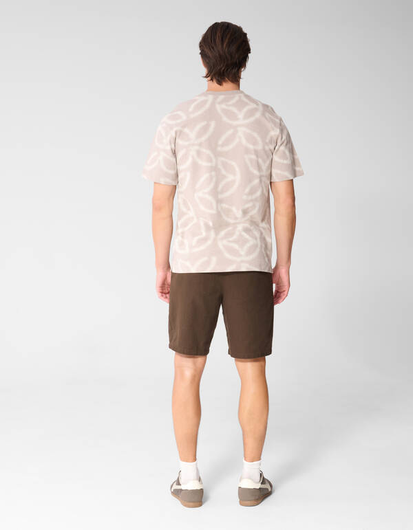 All Over Logo T-Shirt Hellbraun SHOEBY MEN