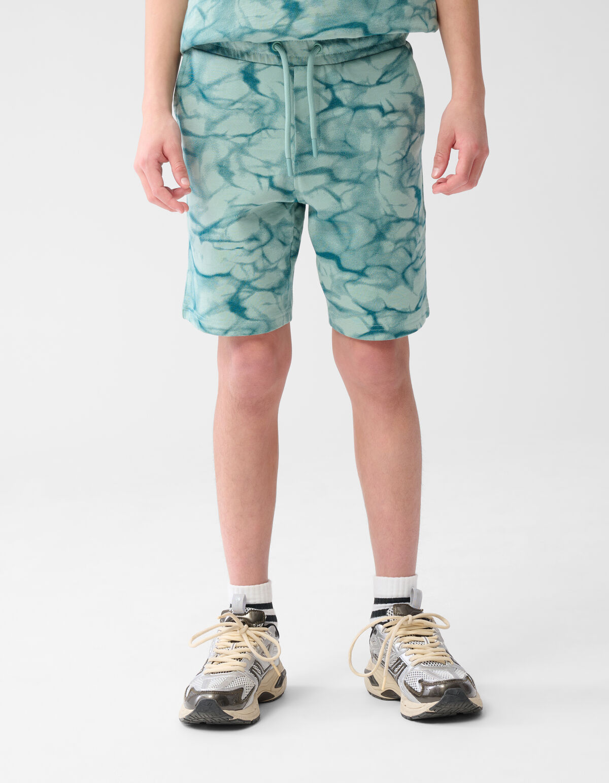 Gebleicht Kurz Dunkelgrün SHOEBY BOYS