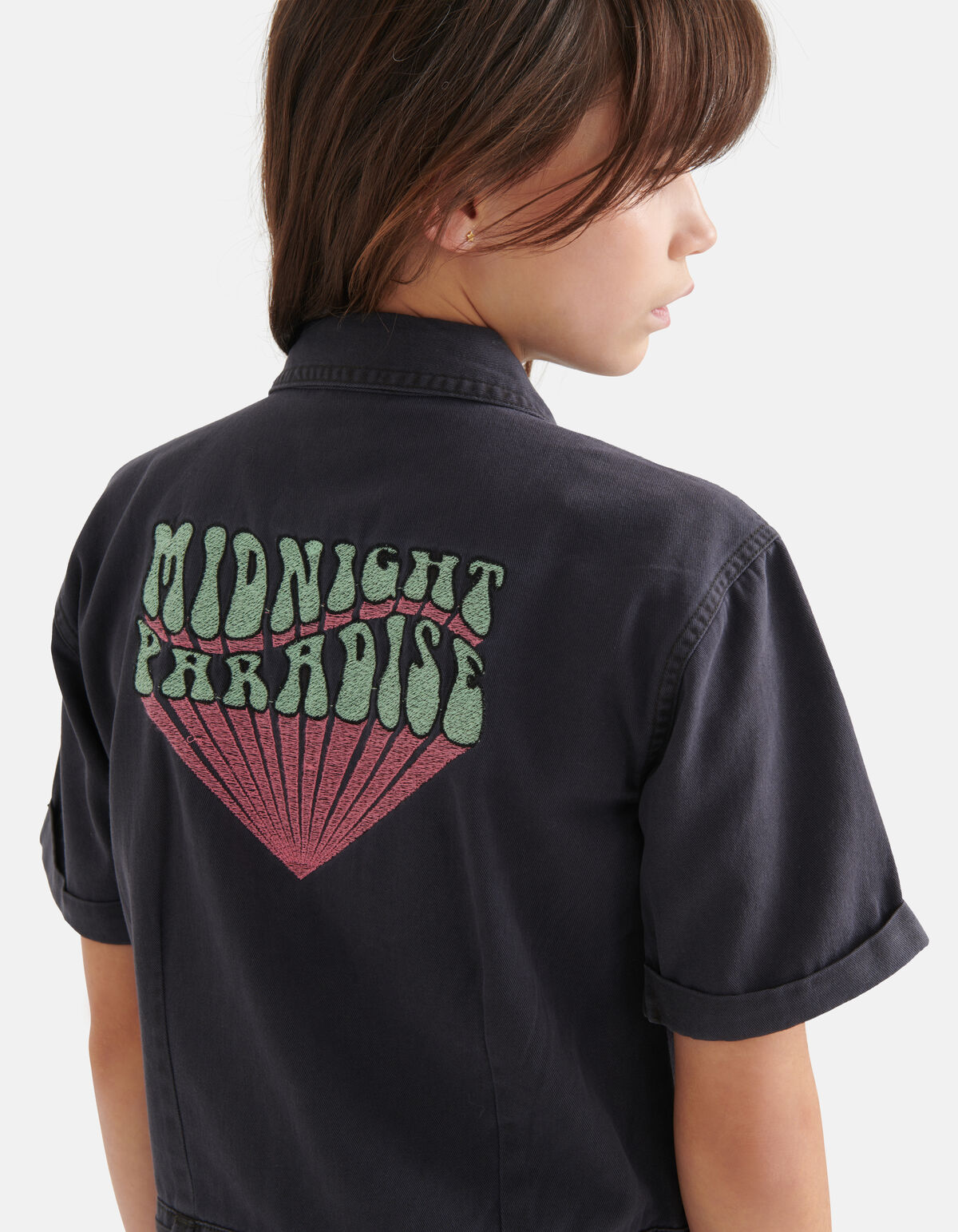 Twill-Overall Dunkelgrau SHOEBY GIRLS