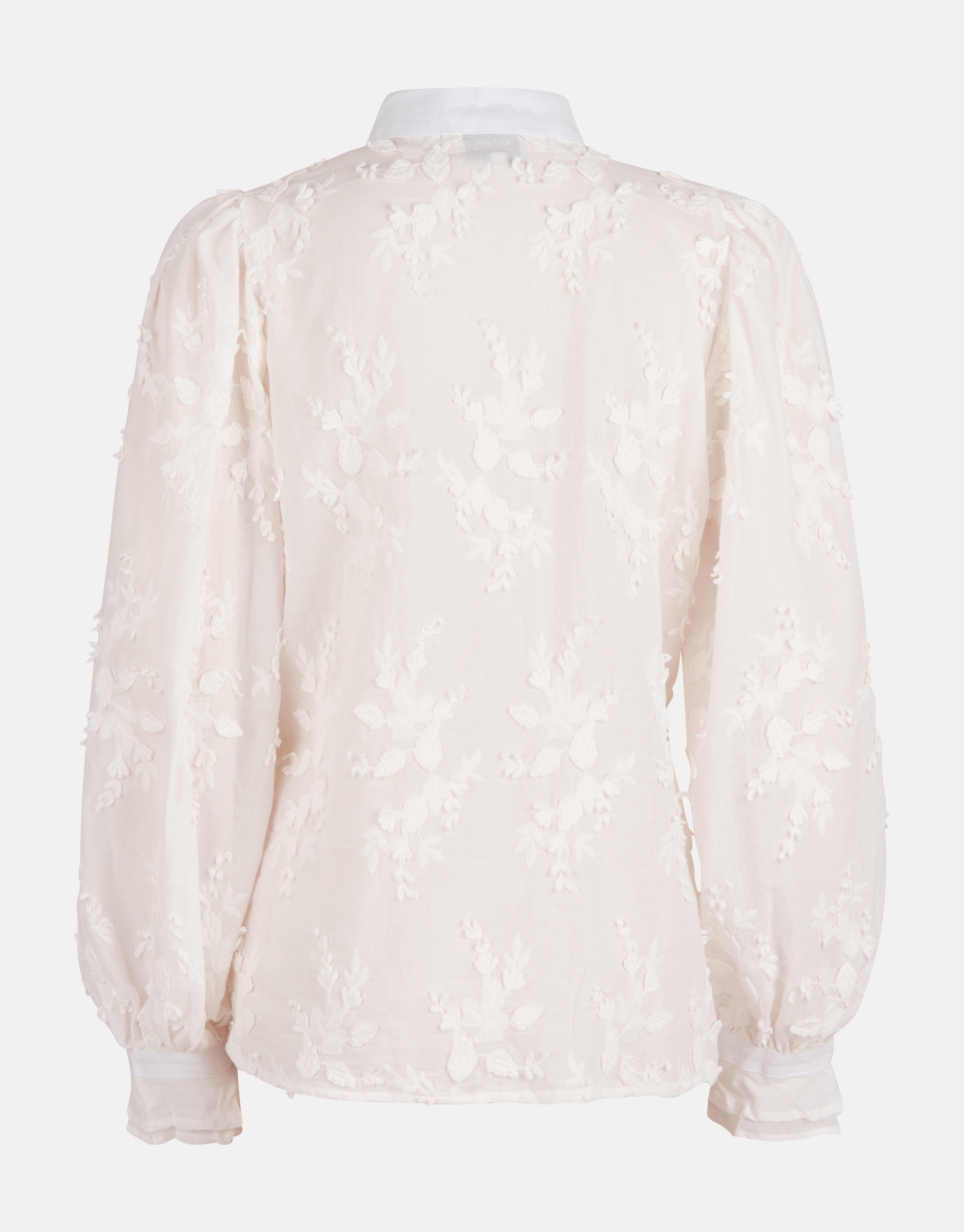 Bluse mit Stickerei Weiß SHOEBY WOMEN