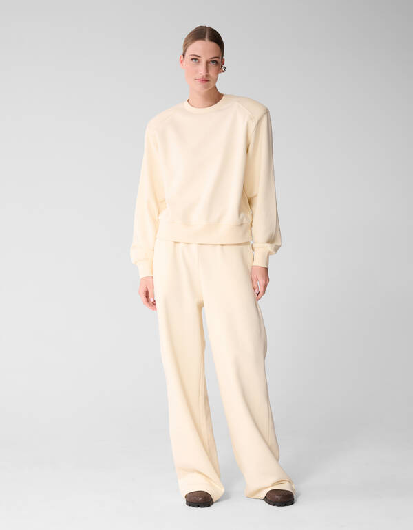 Gro&szlig;er Schulterpullover Gebrochen Wei&szlig; SHOEBY WOMEN