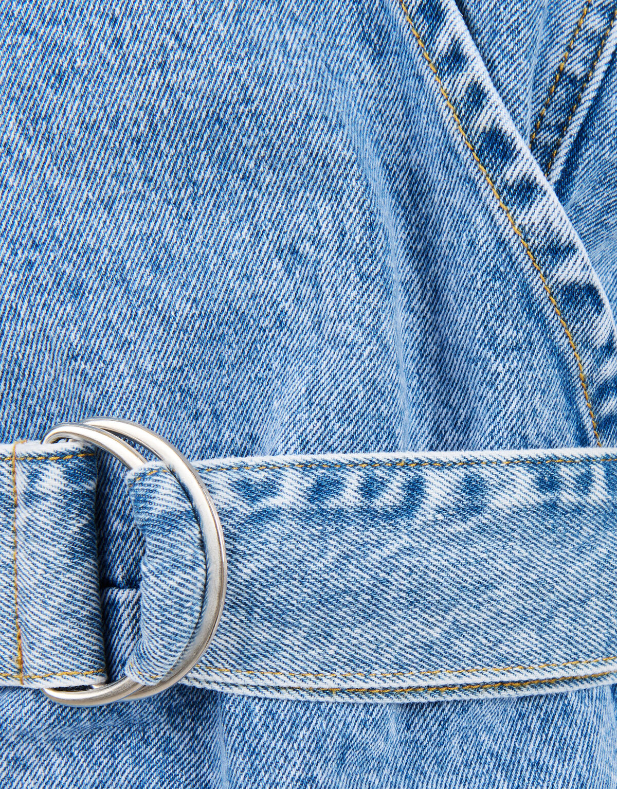 Wickelkleid aus Denim gebleicht SHOEBY GIRLS