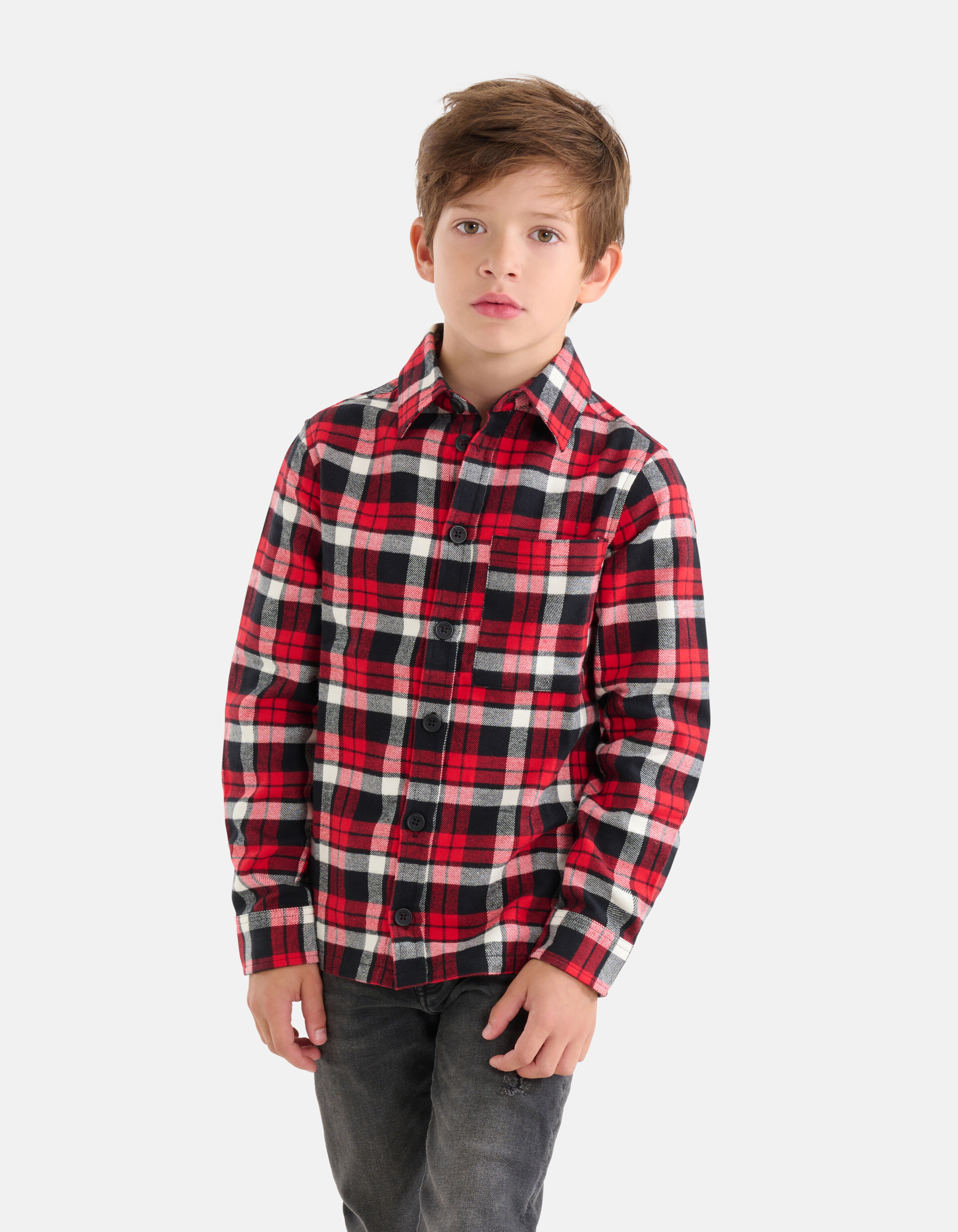 Kariertes Hemd Rot SHOEBY BOYS