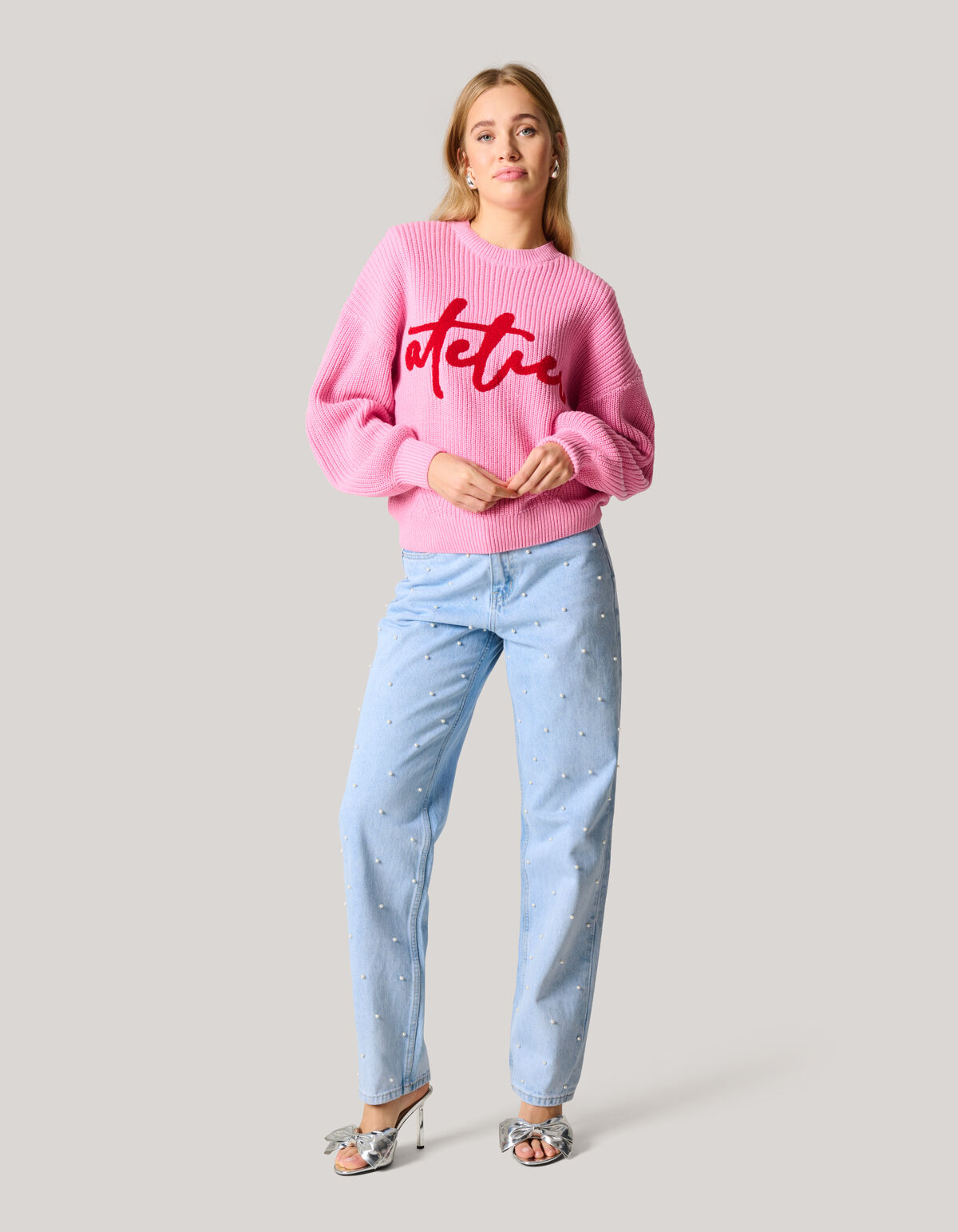 Artwork Pullover Rosa SHOEBY WOMEN