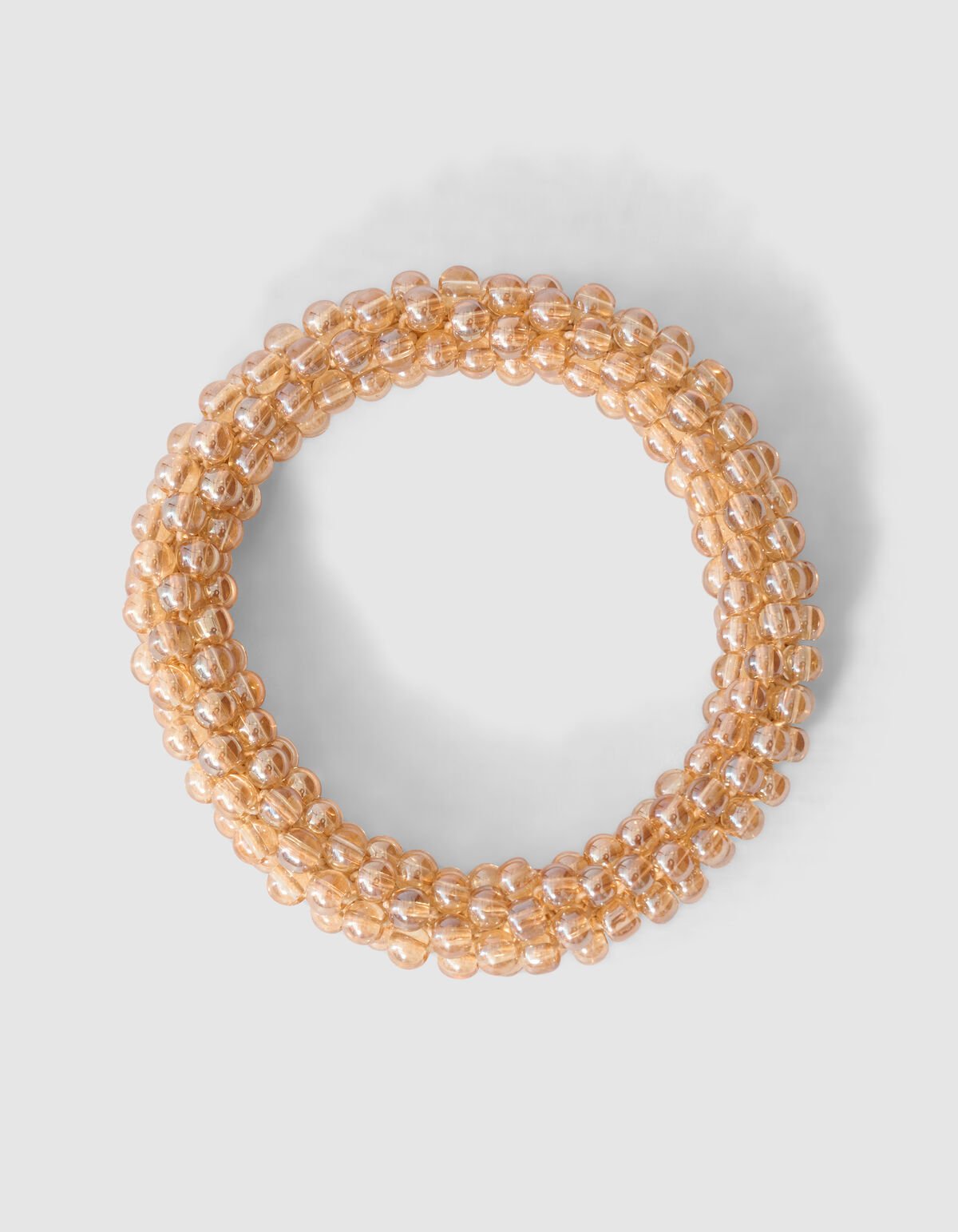 Perlenbesetztes Haargummi Gold SHOEBY ACCESSOIRES