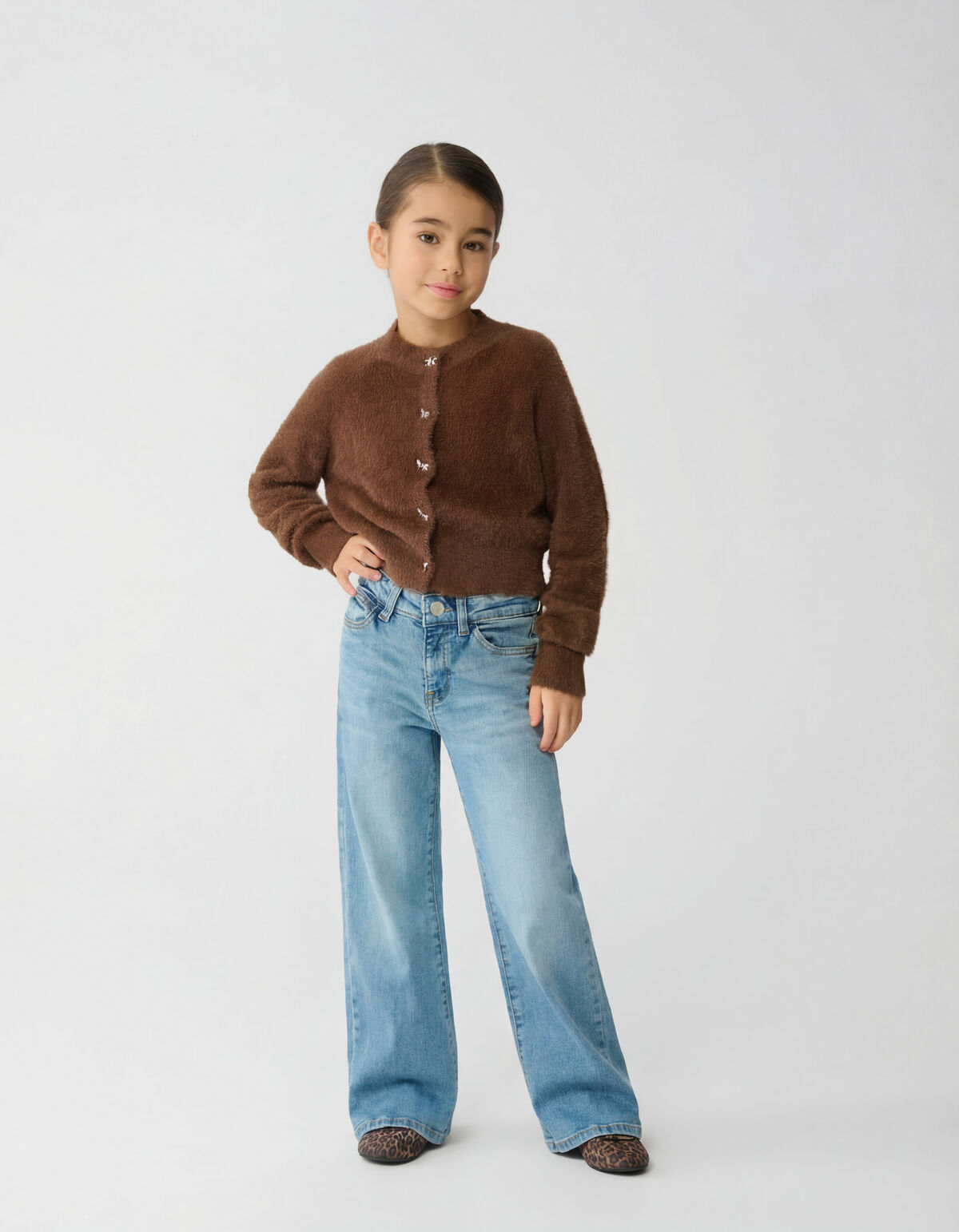 Flared Fit Jeans Blau SHOEBY GIRLS