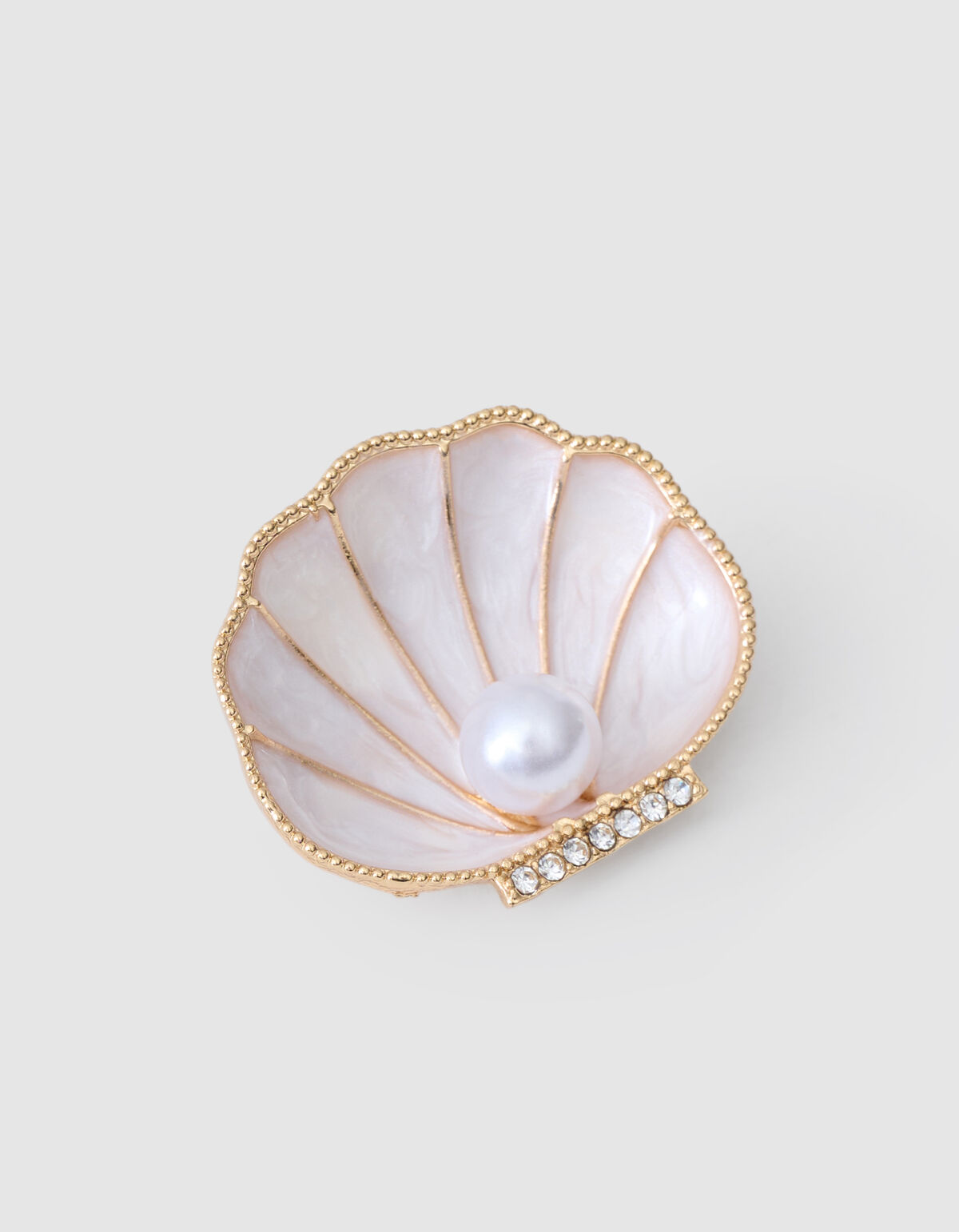 Muschelbrosche in Off-White SHOEBY ACCESSOIRES