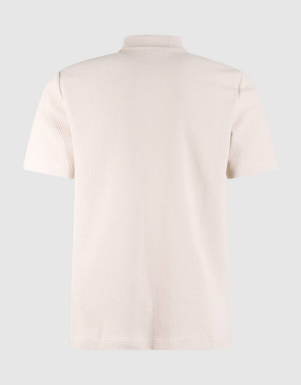 Waffel-Polo Hellgrau SHOEBY MEN