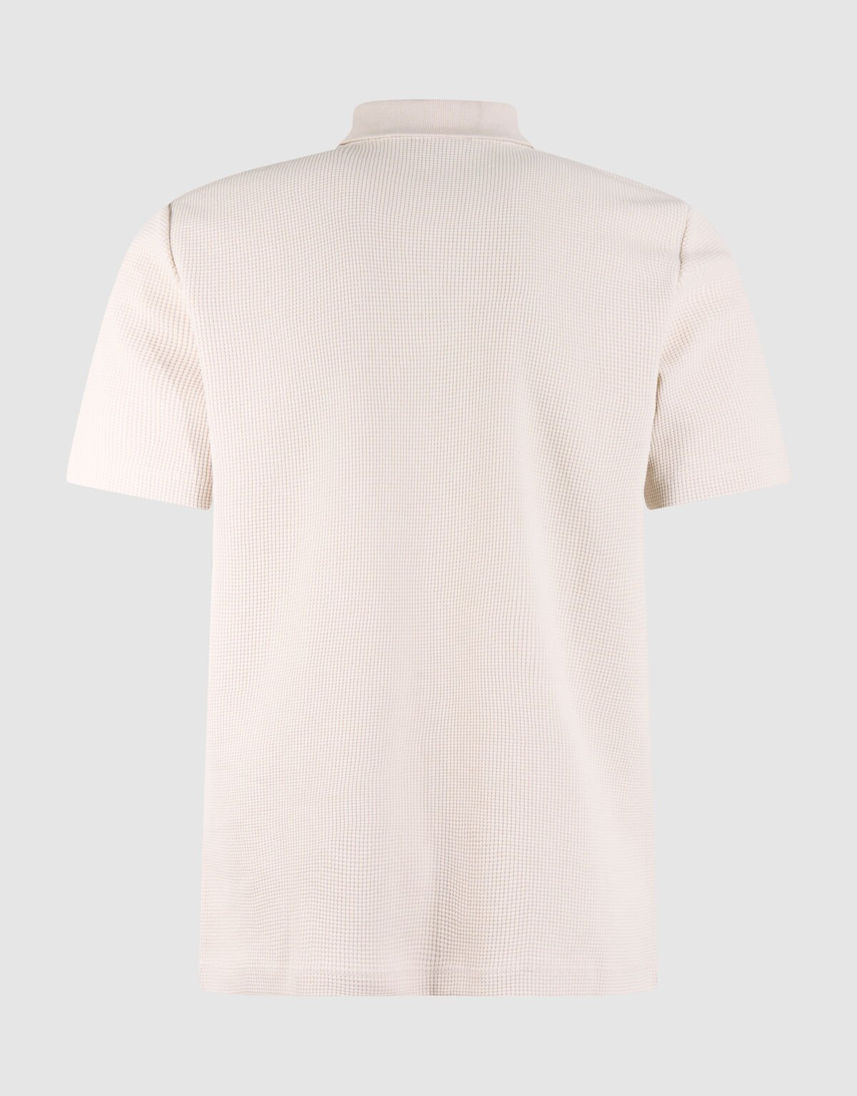 Waffel-Polo Hellgrau SHOEBY MEN