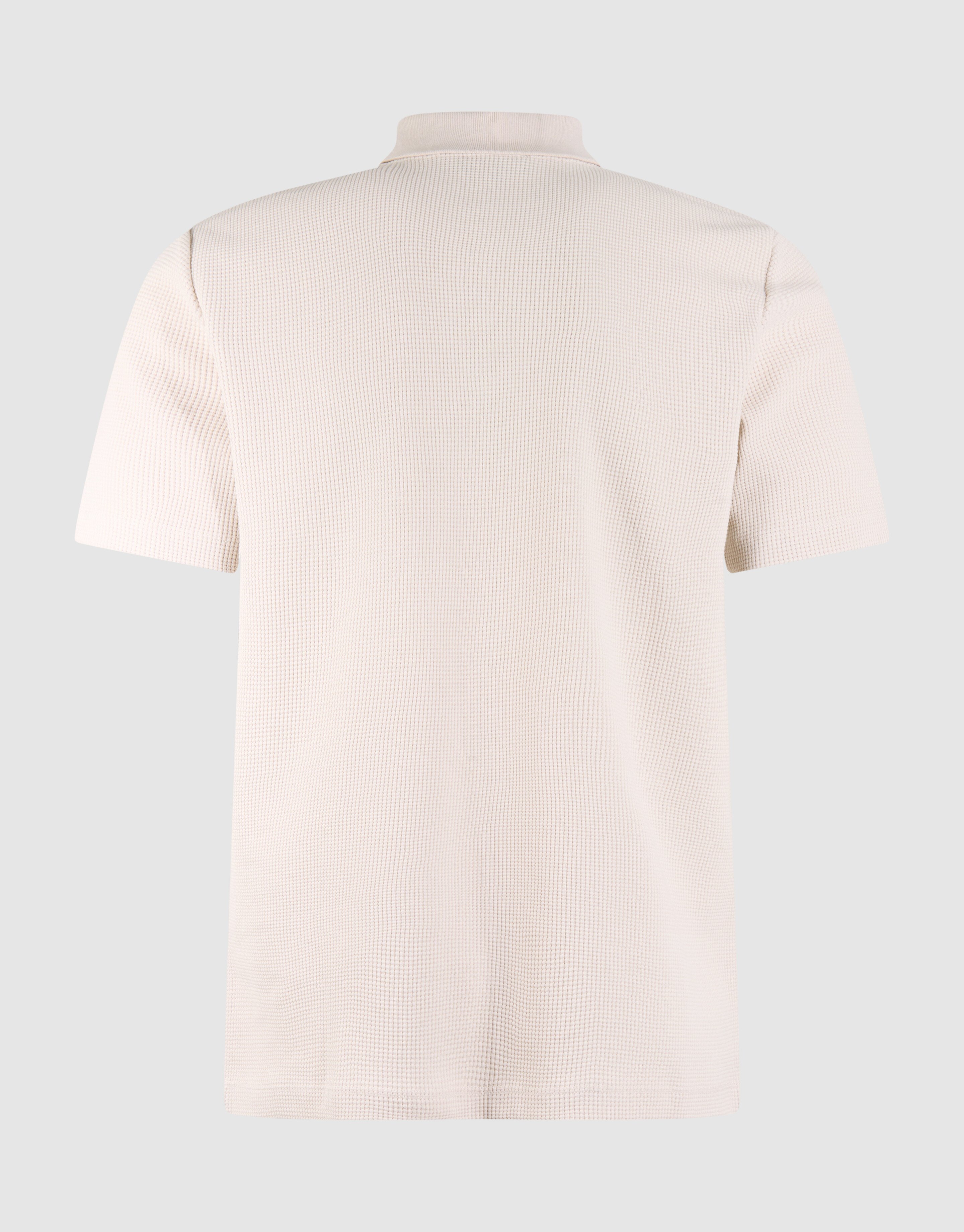 Waffel-Polo Hellgrau SHOEBY MEN