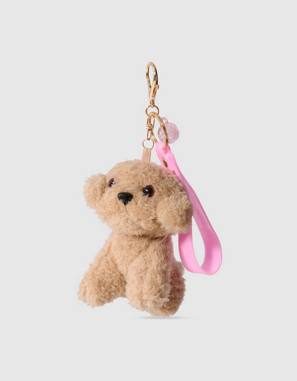 Hundeschl&uuml;sselanh&auml;nger Beige SHOEBY ACCESSOIRES
