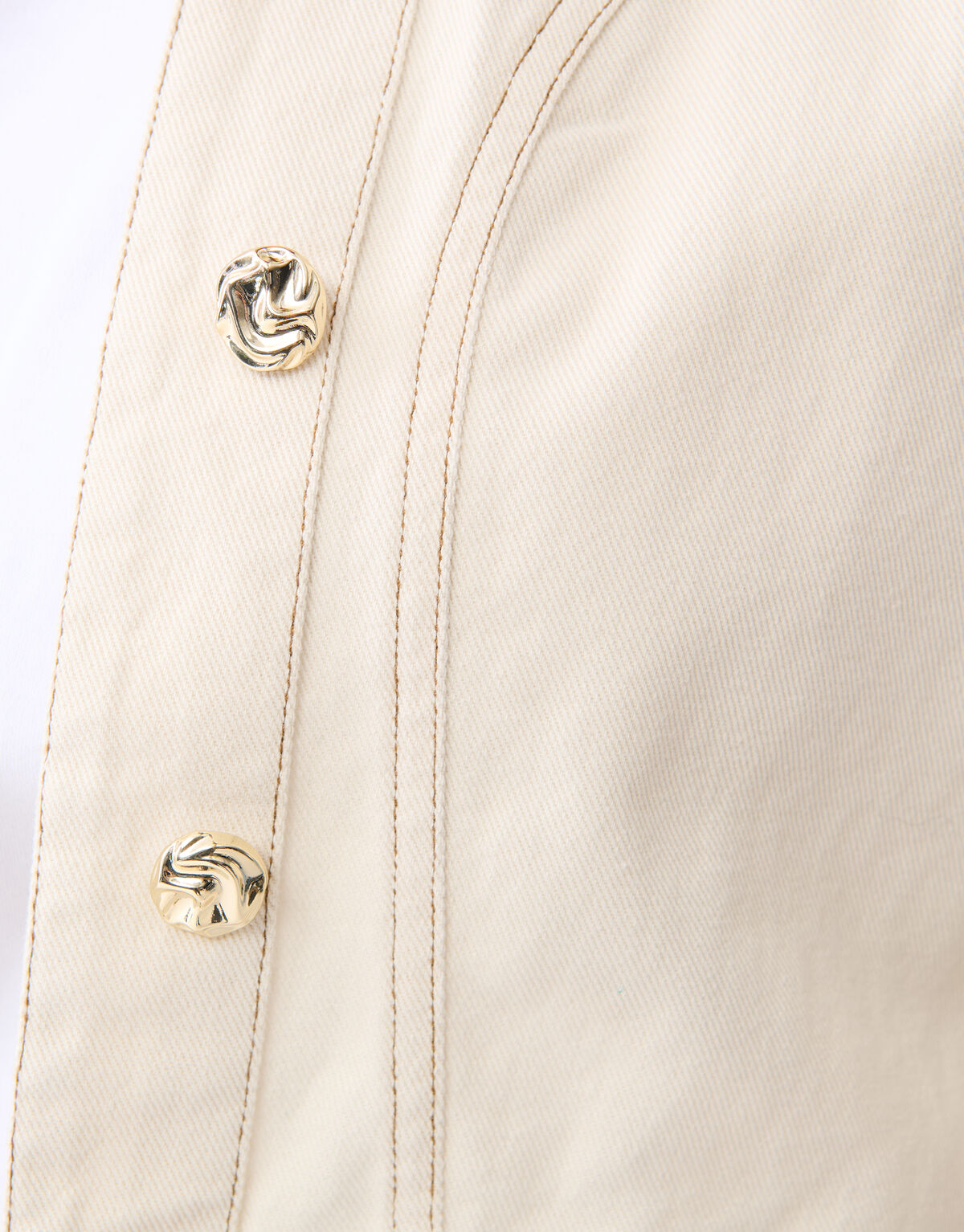 Embroidery Cord Jacket Off White SHOEBY WOMEN