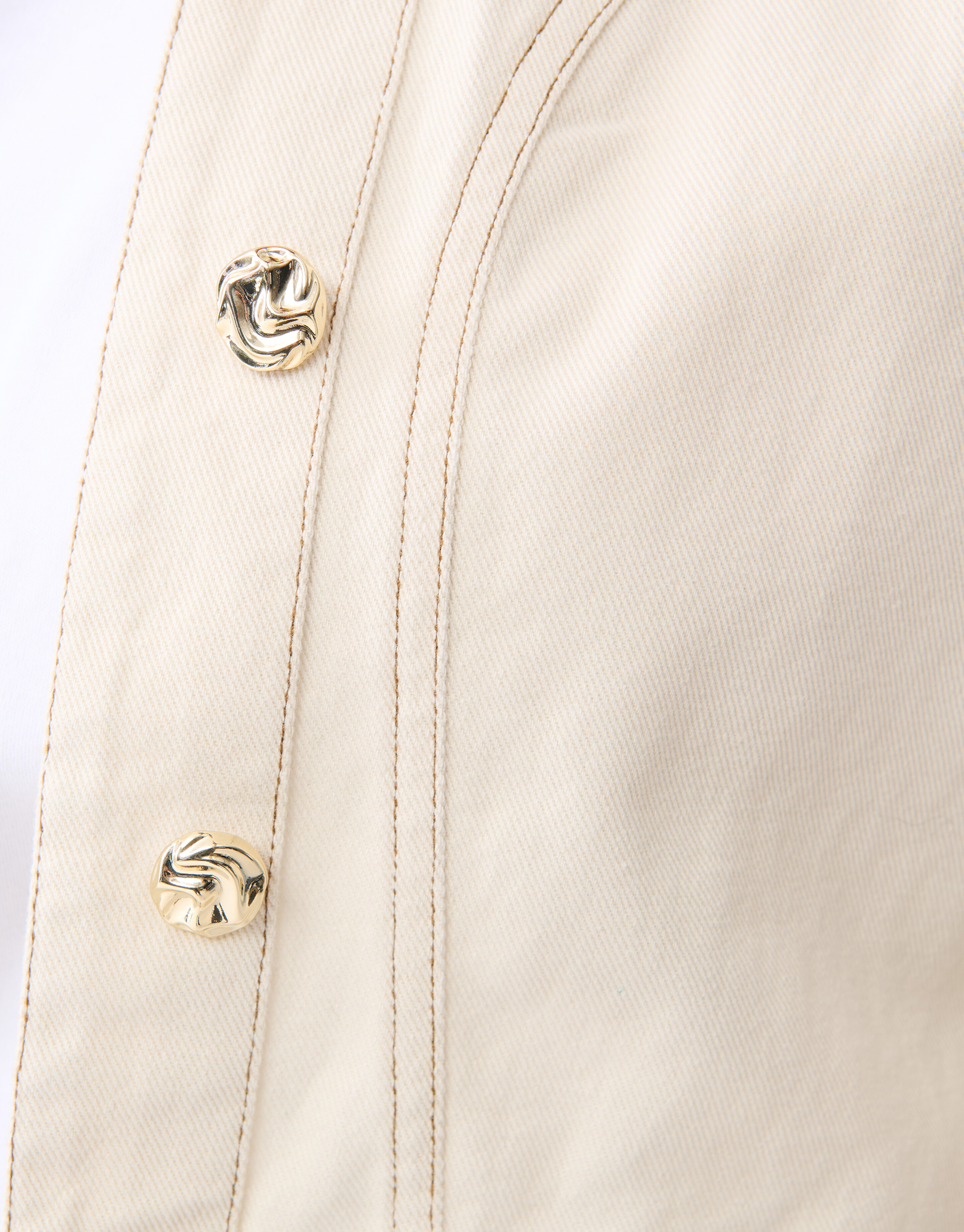 Embroidery Cord Jacket Off White SHOEBY WOMEN