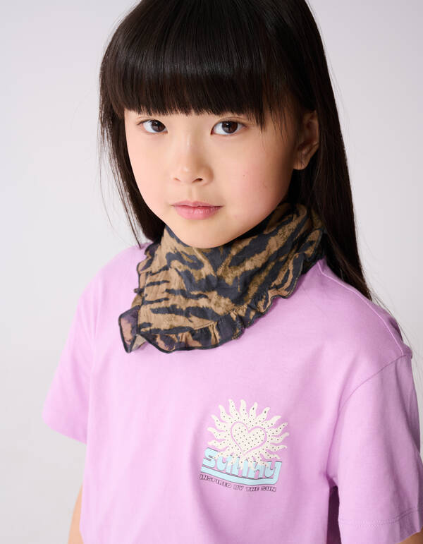 Sun Artwork T-Shirt Lila SHOEBY GIRLS