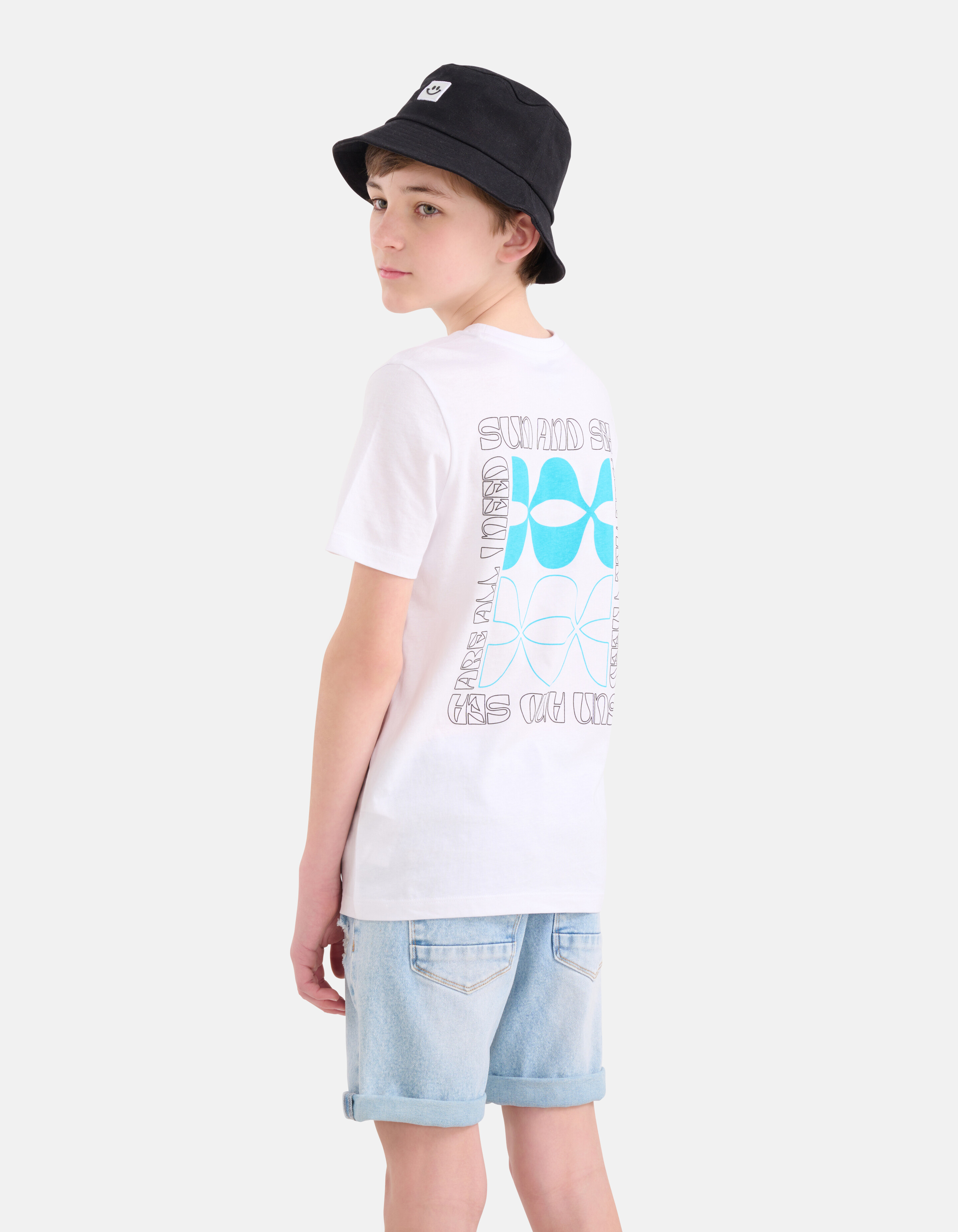 Artwork T-shirt Weiß SHOEBY BOYS