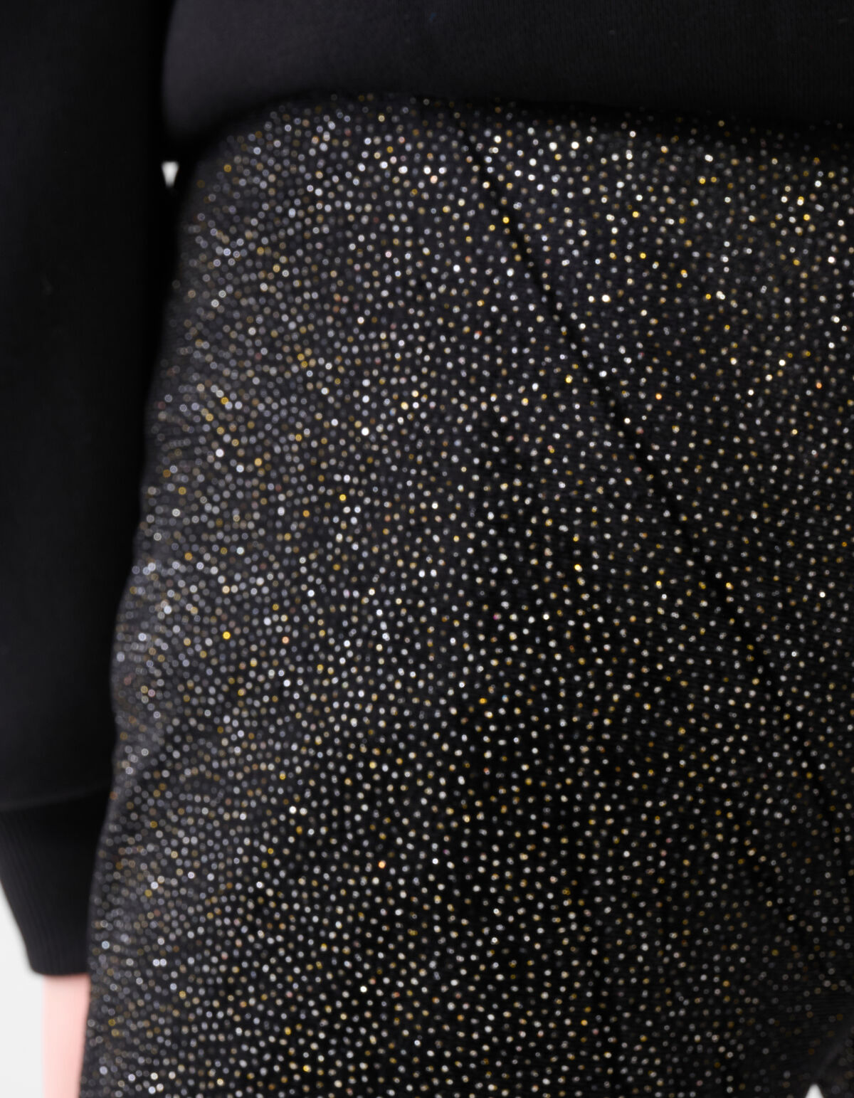 Glitter Flared Legging Schwarz SHOEBY GIRLS