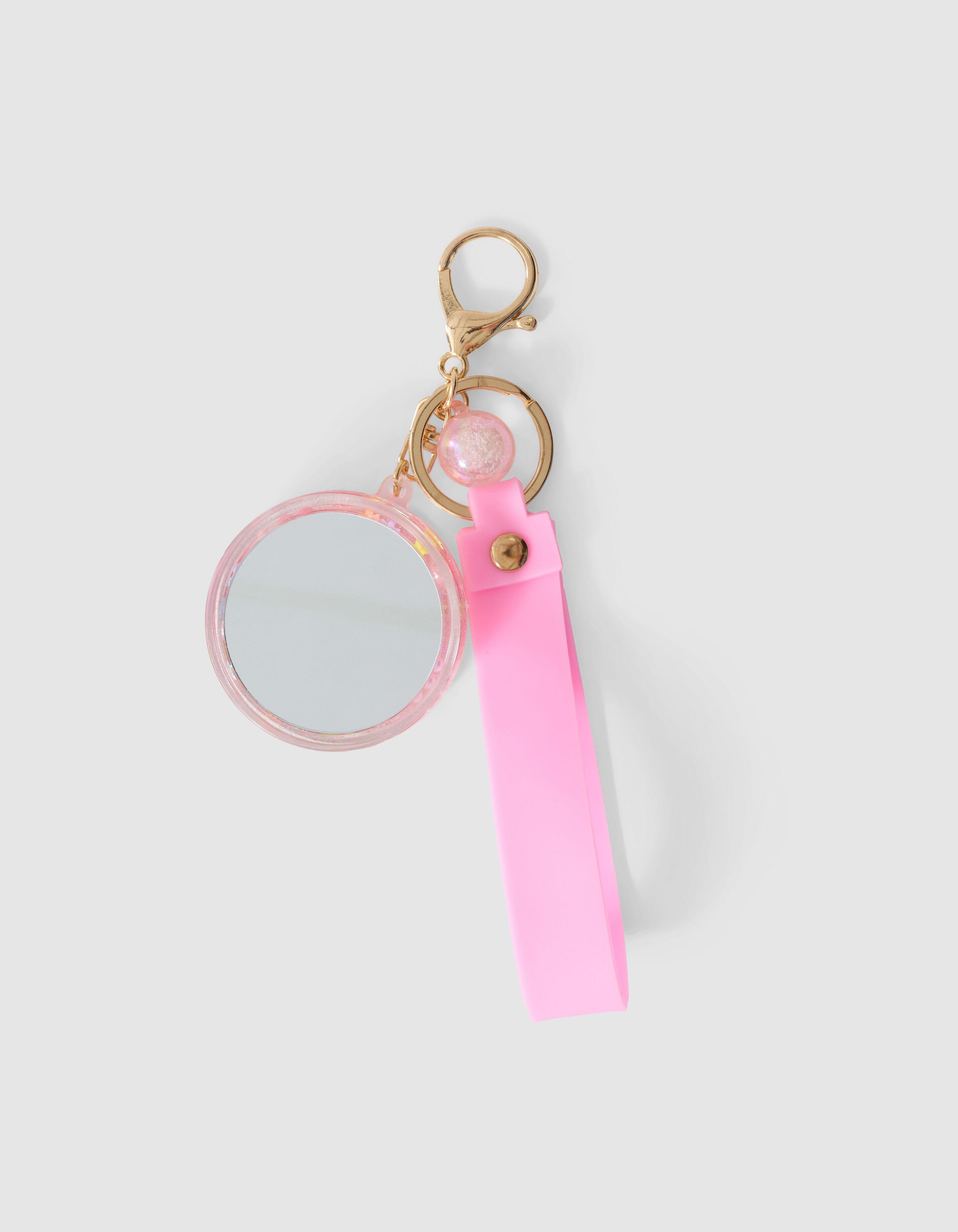 Runde Liquid Schl&uuml;sselanh&auml;nger Rosa SHOEBY ACCESSOIRES