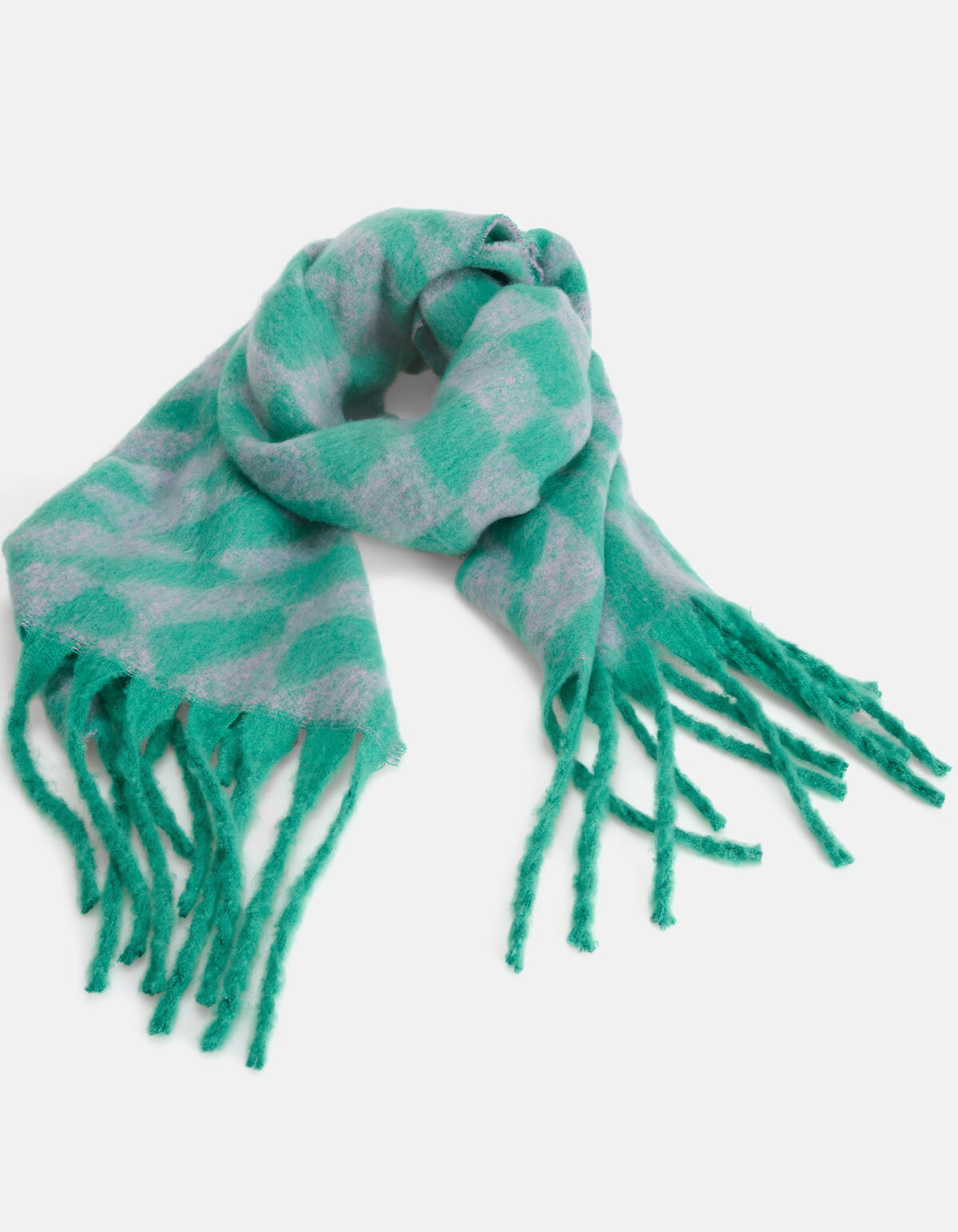 Zweifarbiges Halstuch Grün SHOEBY ACCESSOIRES