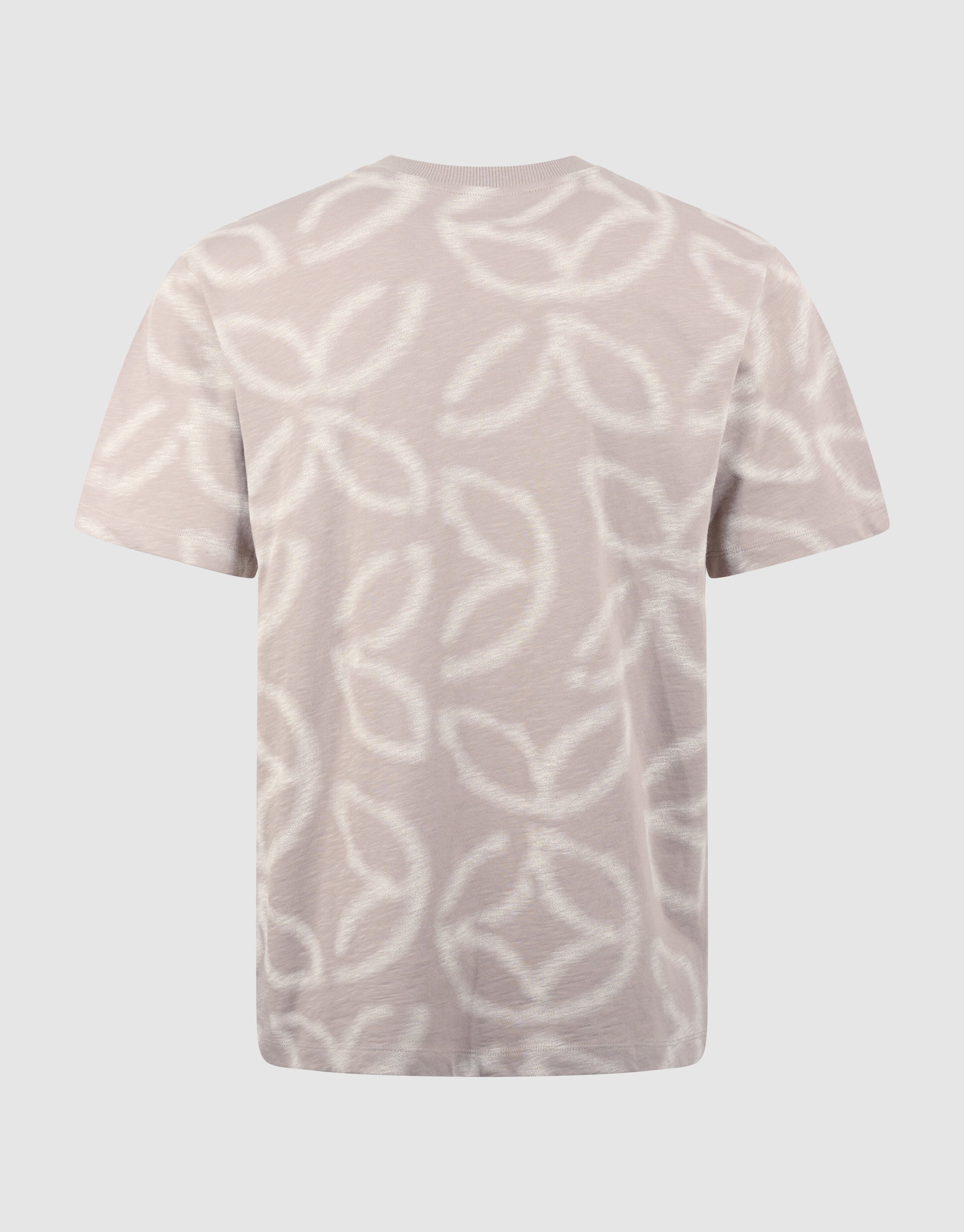 All Over Logo T-Shirt Hellbraun SHOEBY MEN