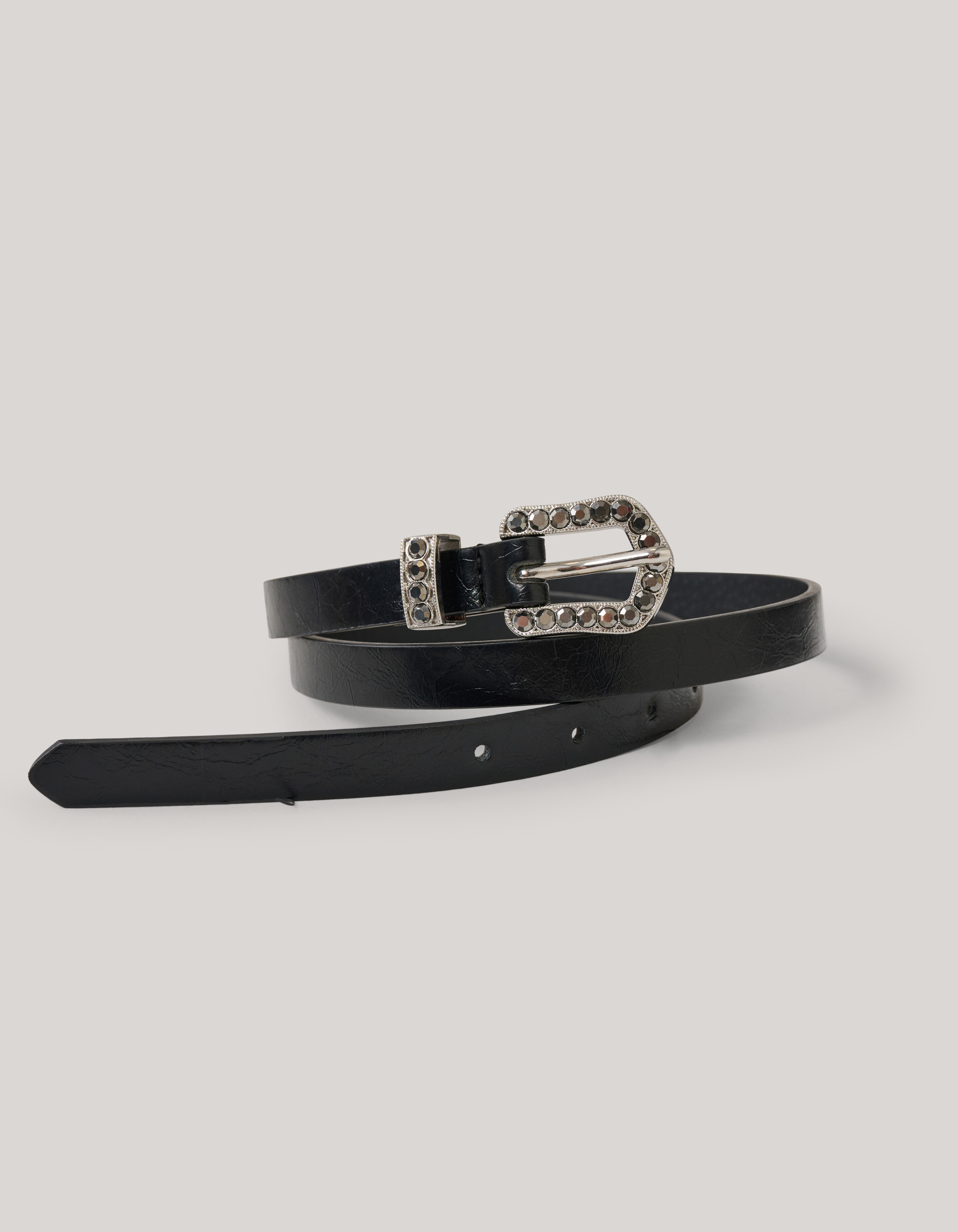 Western Strass Gürtel Schwarz SHOEBY ACCESSOIRES