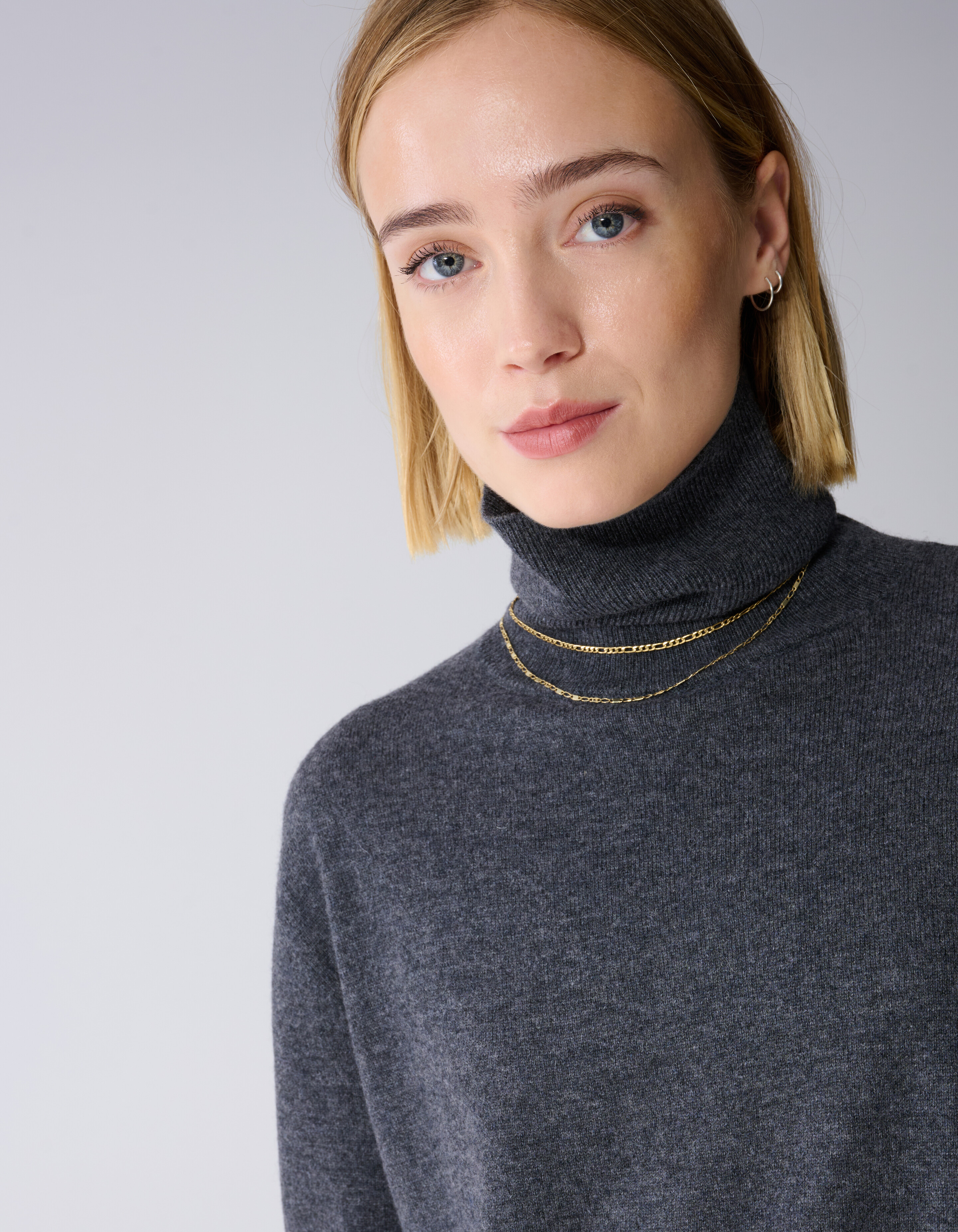 Strickrollkragenpullover Dunkelgrau By Lonneke SHOEBY WOMEN