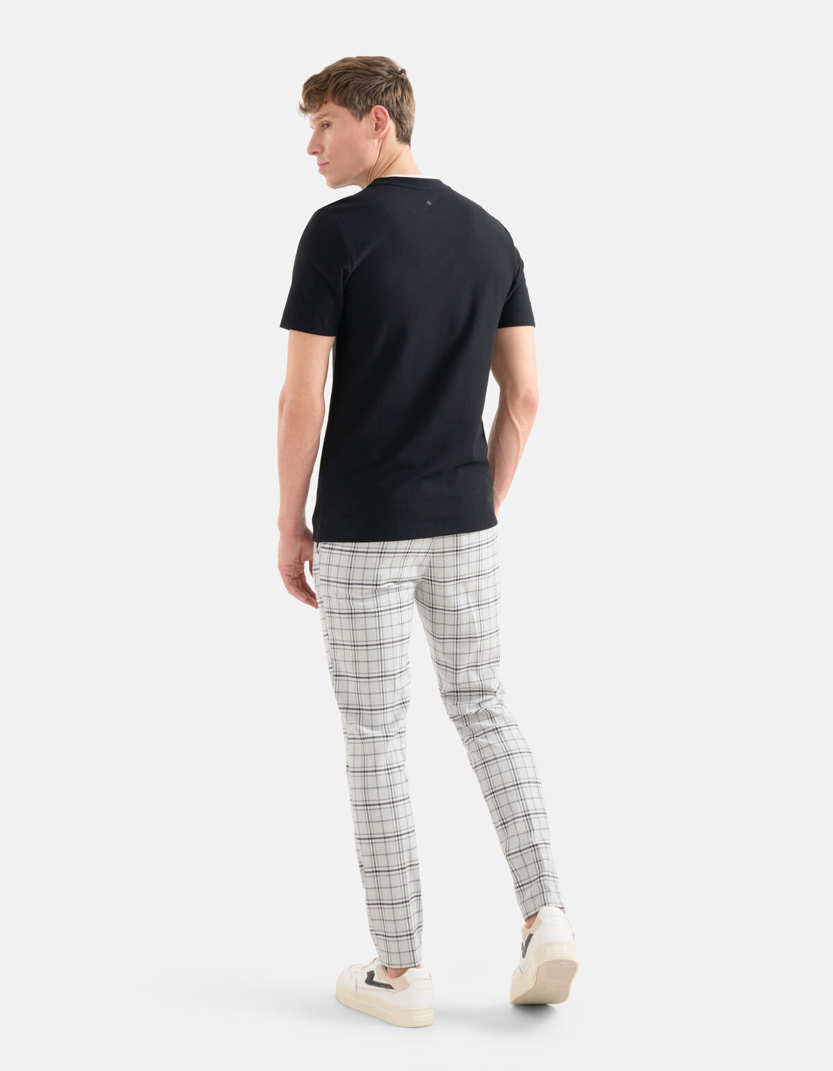 Karohose hellgrau SHOEBY MEN