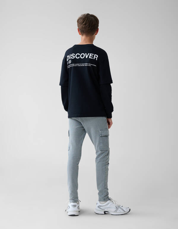 Acid Washed Cargo-Hose SHOEBY BOYS