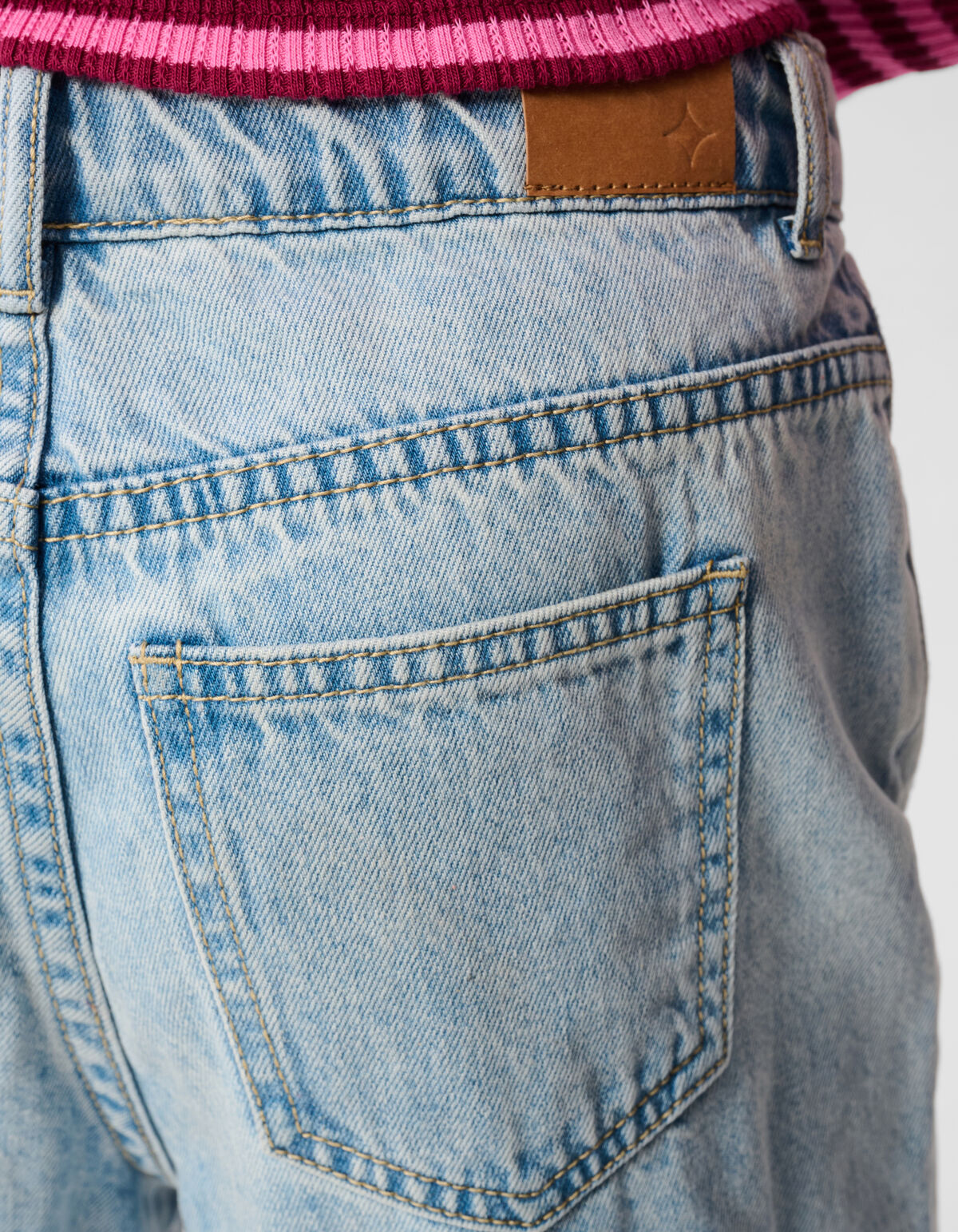 Fun Embroidery Denim gebleicht SHOEBY GIRLS