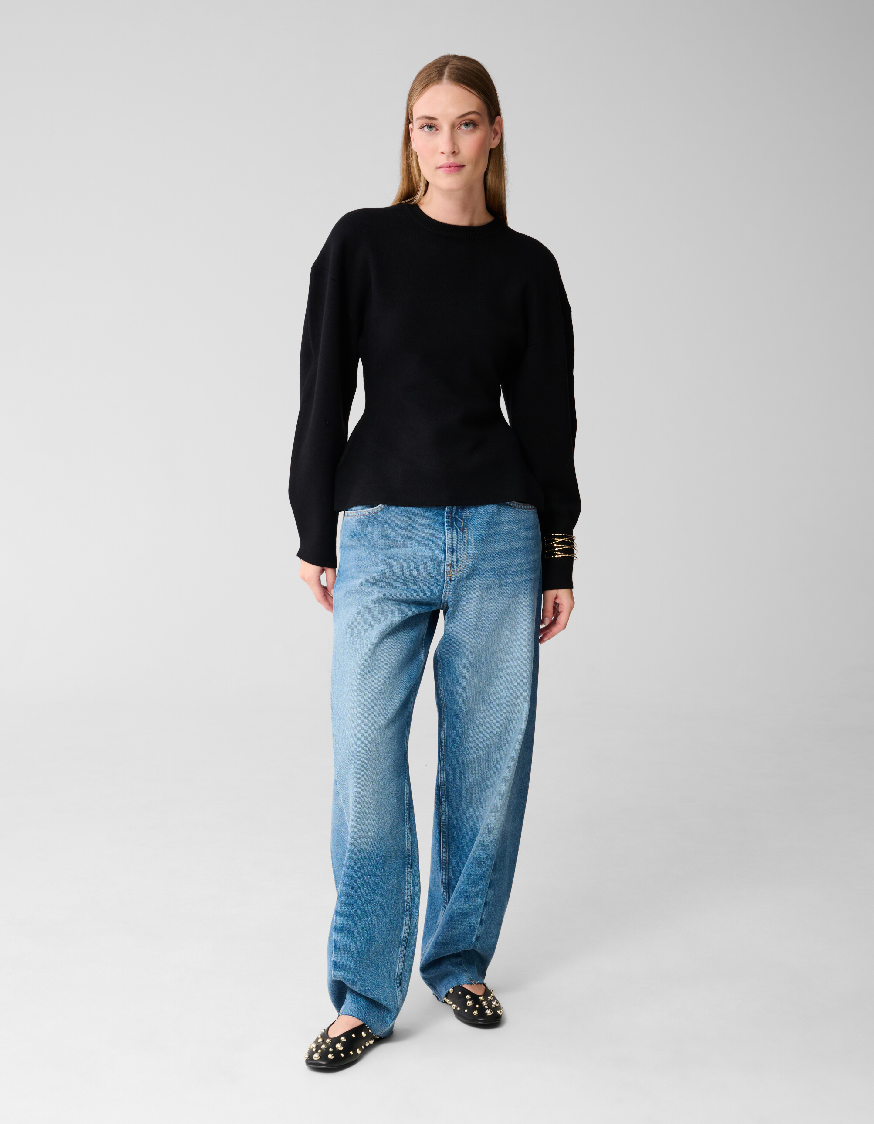 Sanduhr Pullover Schwarz SHOEBY WOMEN