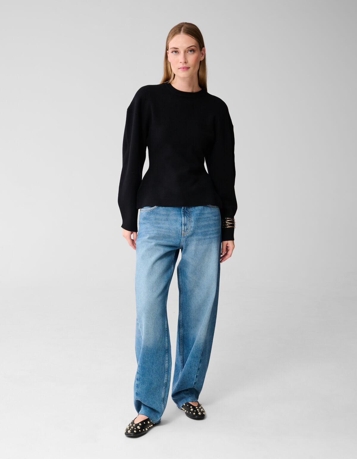 Sanduhr Pullover Schwarz SHOEBY WOMEN