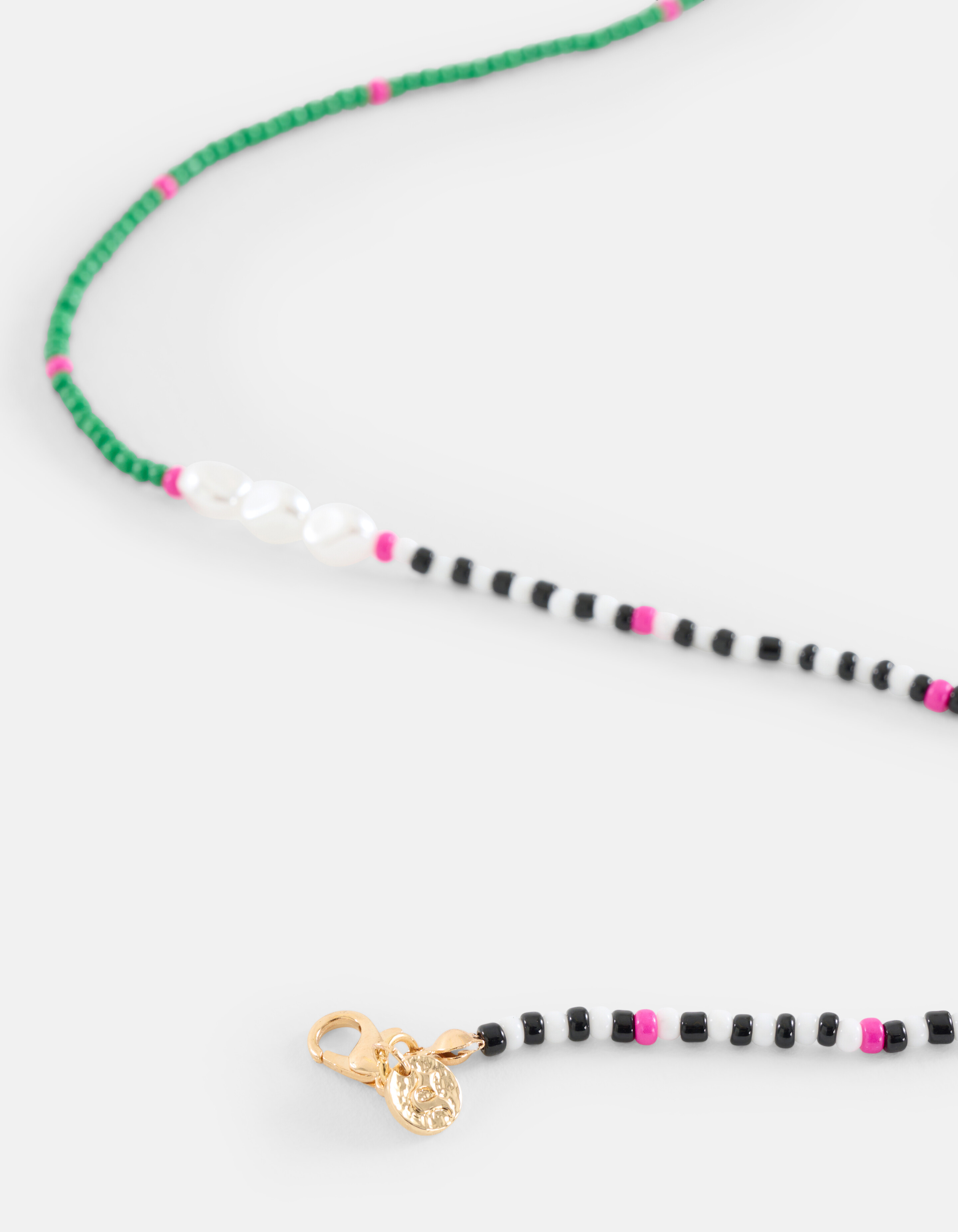 Perlenkette Grün SHOEBY ACCESSOIRES