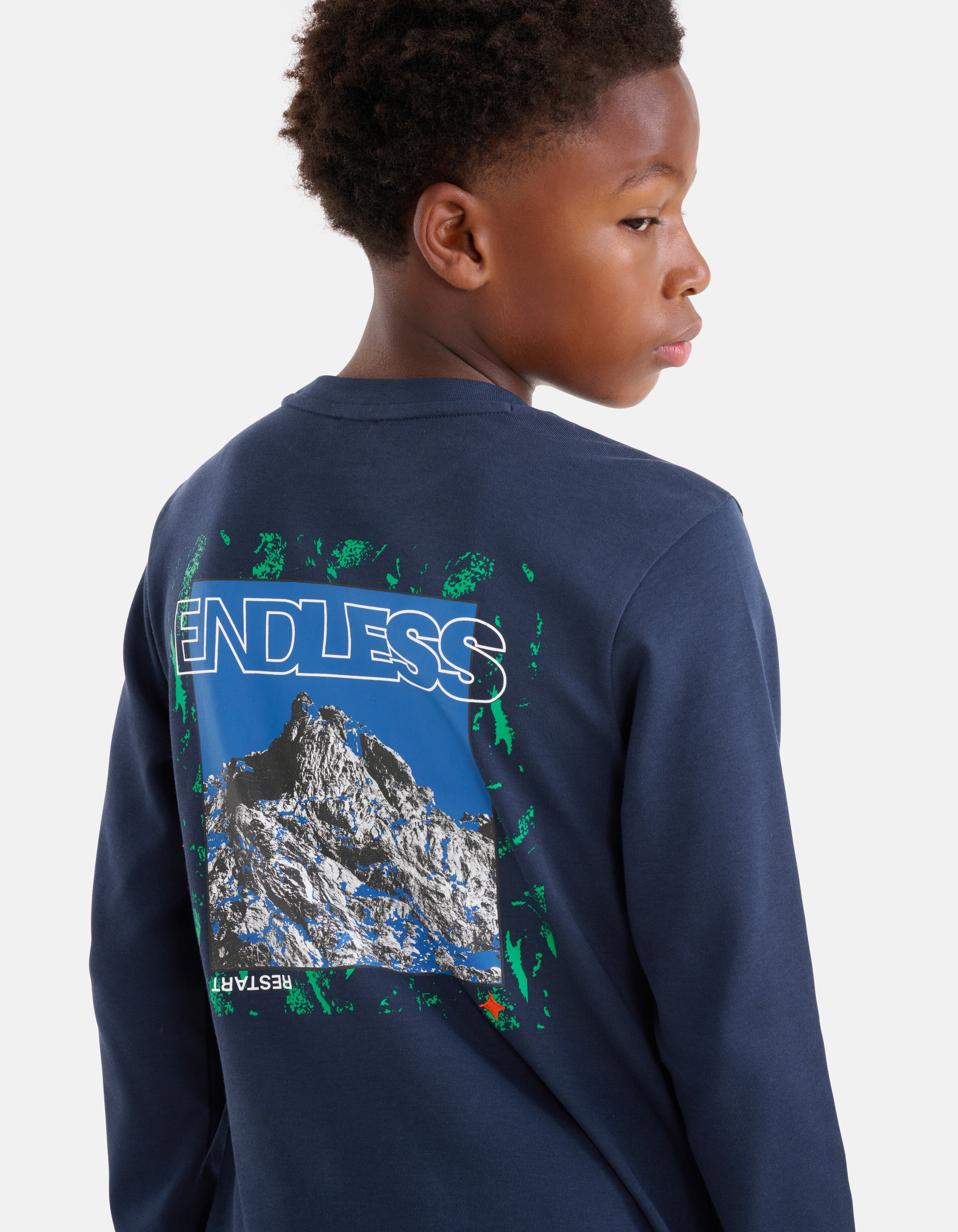 Artwork Longsleeve Dunkelblau SHOEBY BOYS