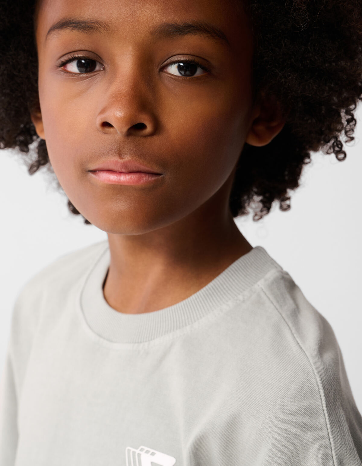 Gewaschenes Logo-T-Shirt Dunkelgrau SHOEBY BOYS