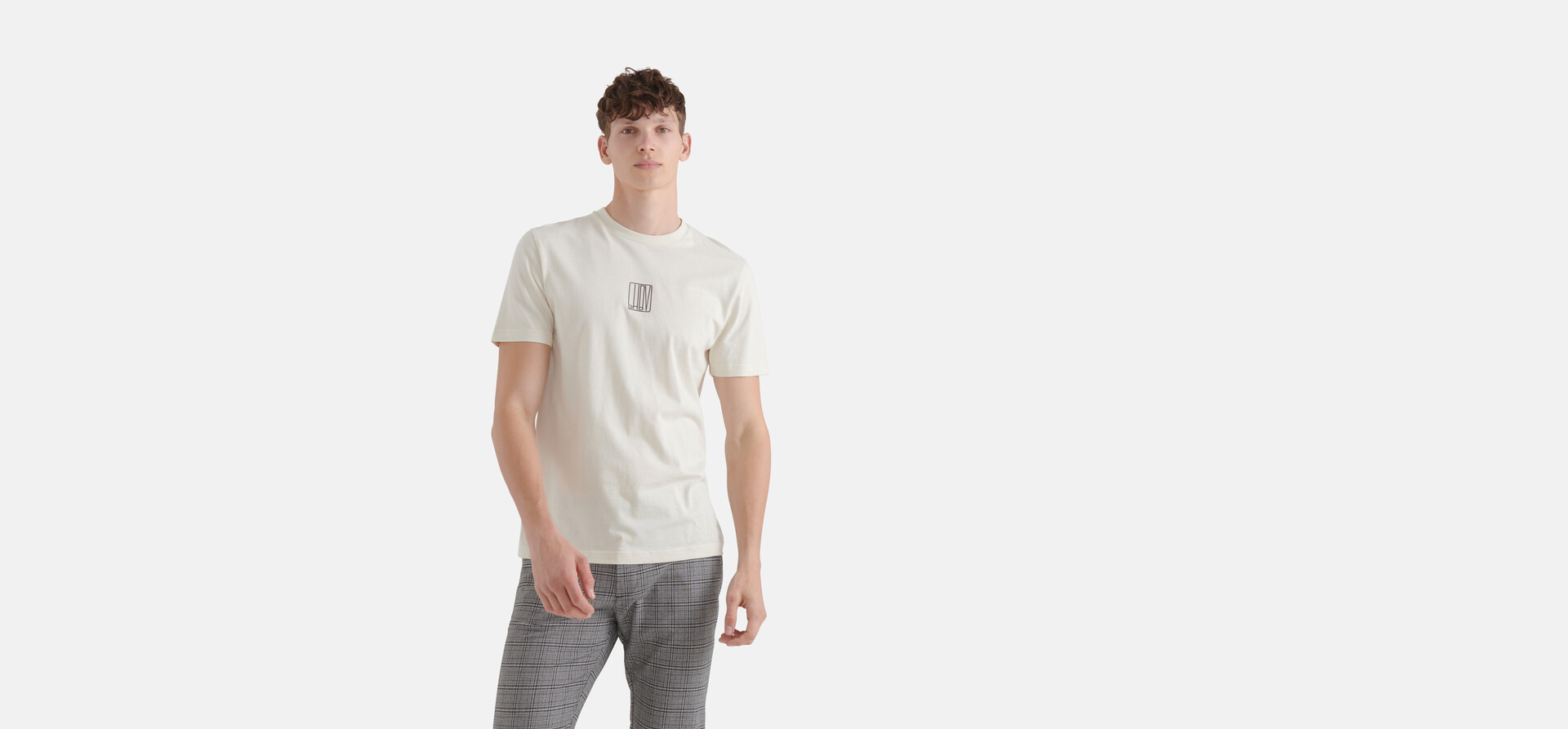 Text T-Shirt Offwhite SHOEBY MEN