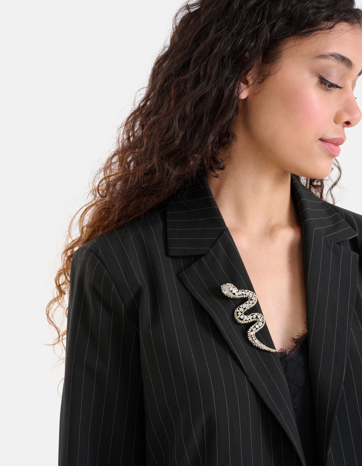 Schlangenbrosche Gold SHOEBY ACCESSOIRES