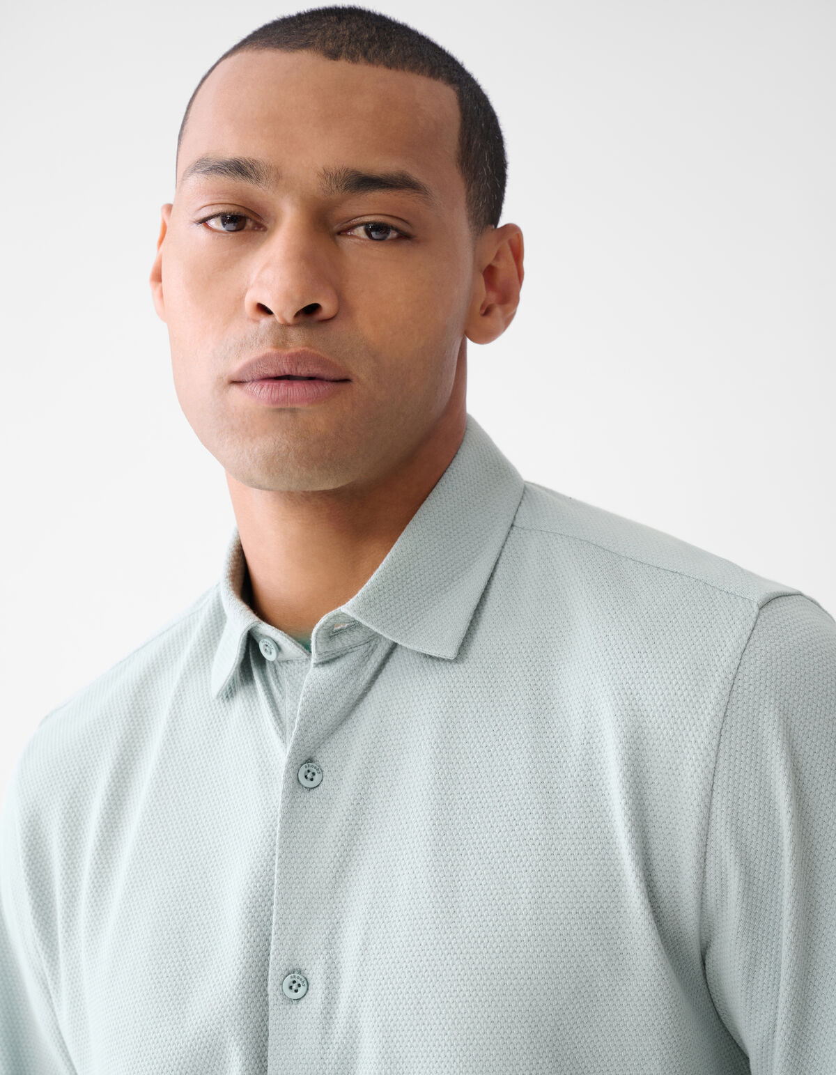 Struktur Hemd Blau SHOEBY MEN