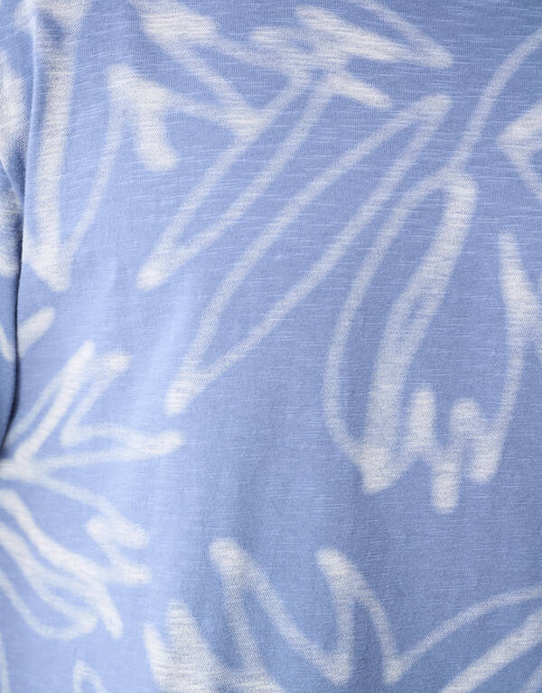 Bedrucktes T-shirt Hellblau SHOEBY MEN