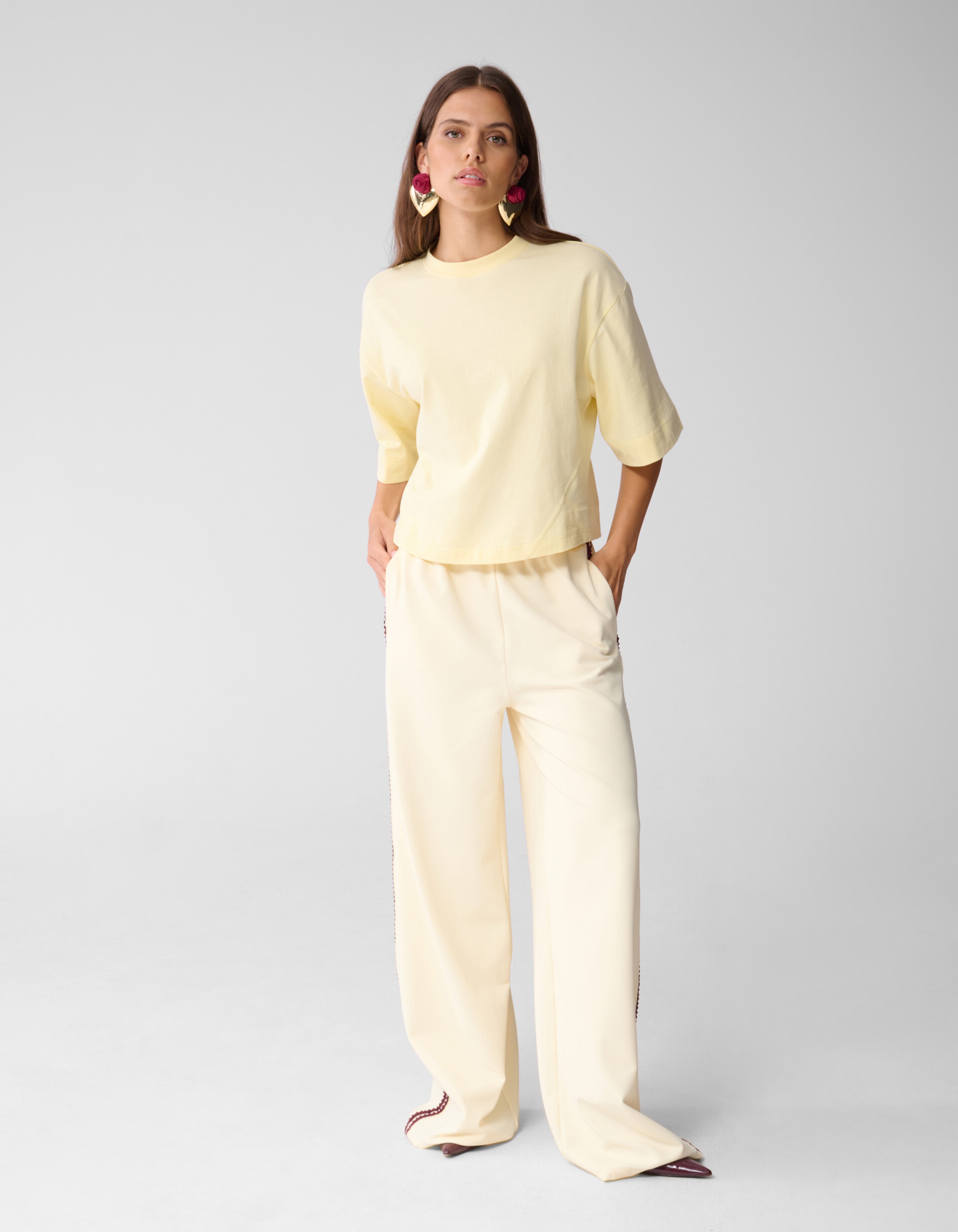 Tailored T-shirt Hellgelb SHOEBY WOMEN