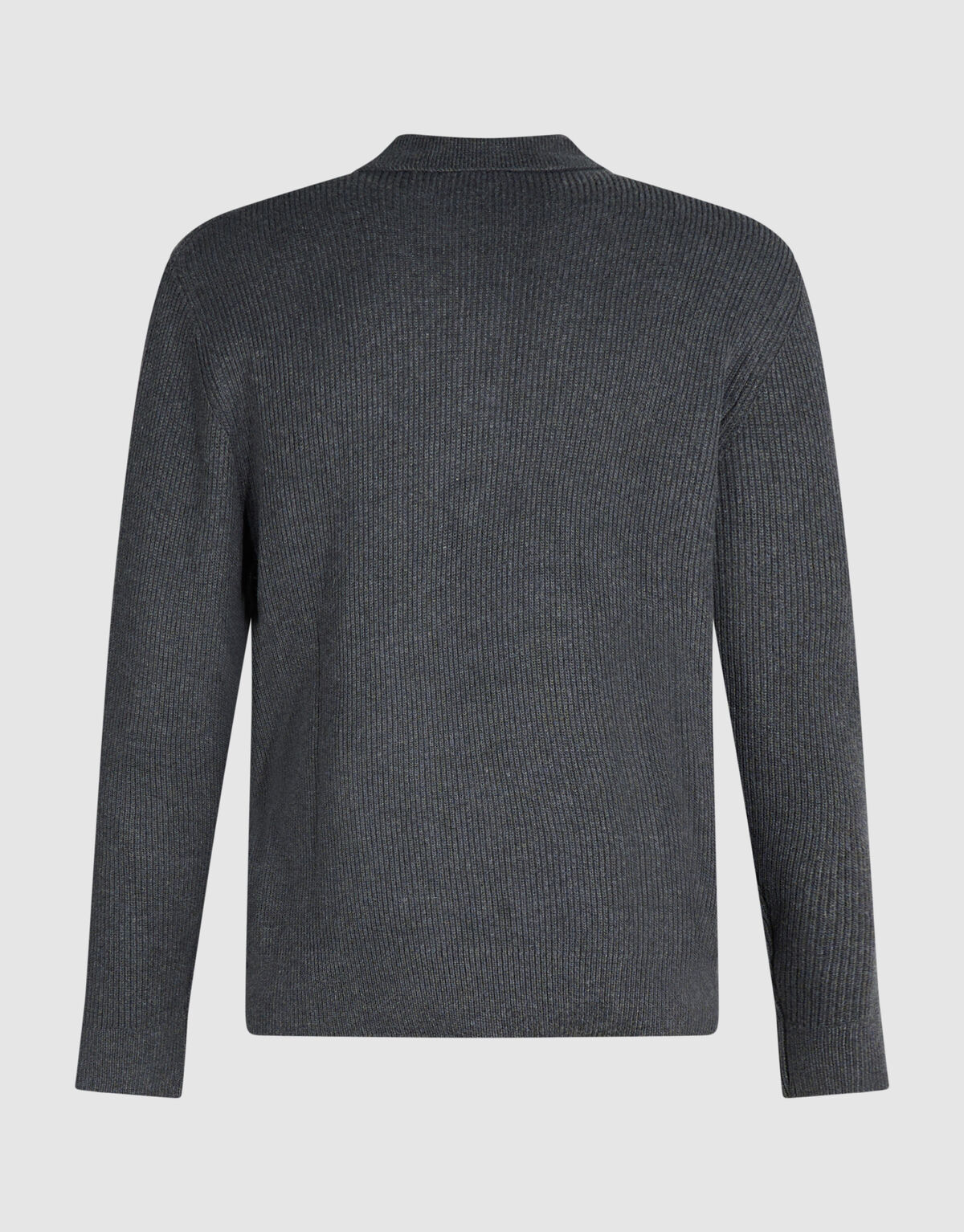 Heavy Strickpolo Grau SHOEBY MEN