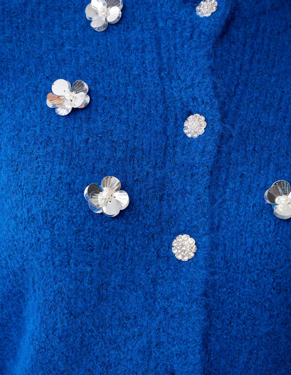 Blumenweste Blau SHOEBY WOMEN