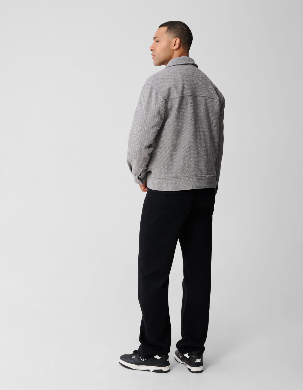 Wollmix-Jacke Grau SHOEBY MEN