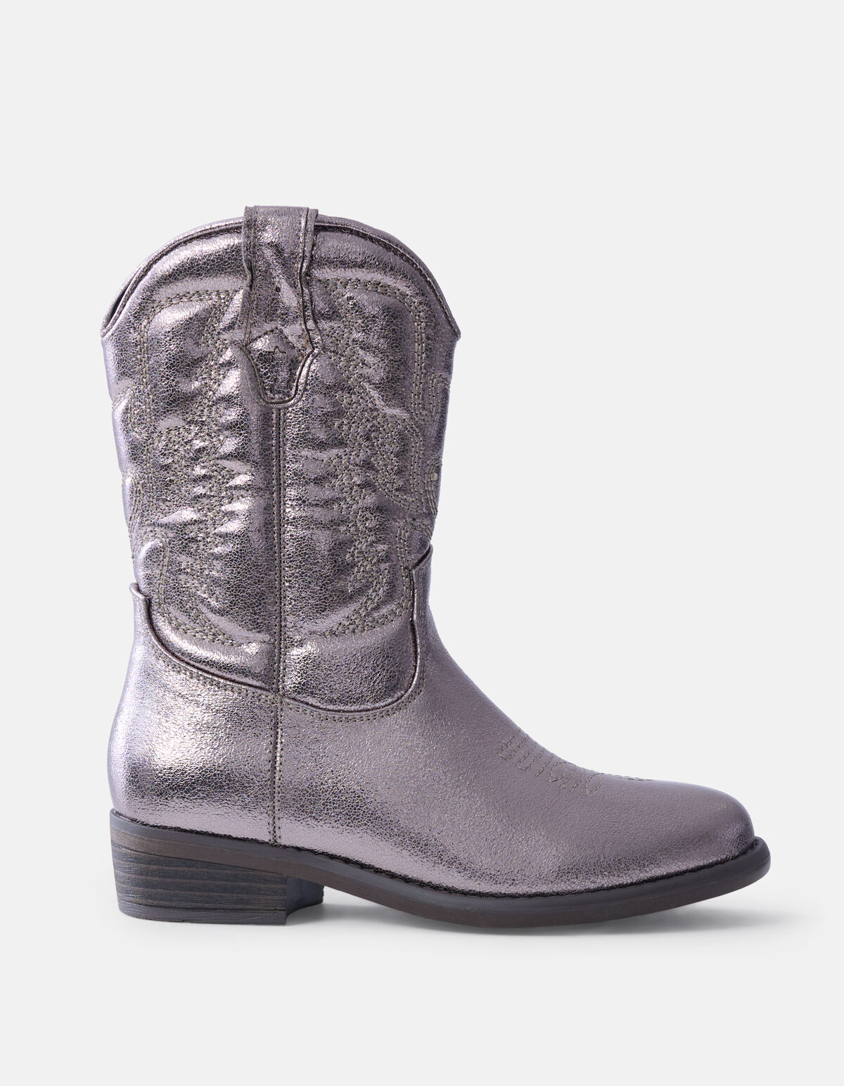 Cowboystiefel Silber SHOEBY SHOES
