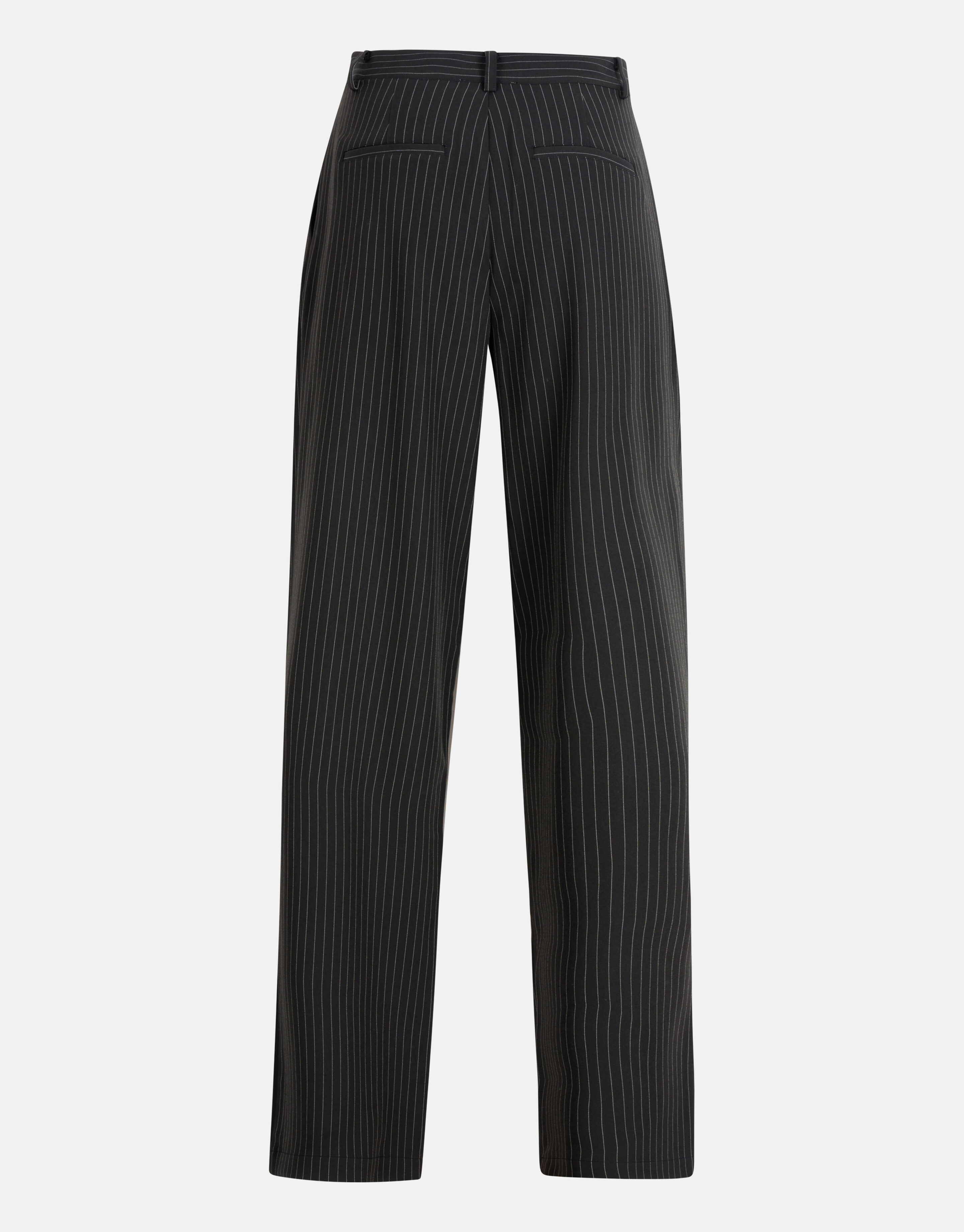 Nadelstreifen-Hose mit weitem Bein Schwarz SHOEBY WOMEN
