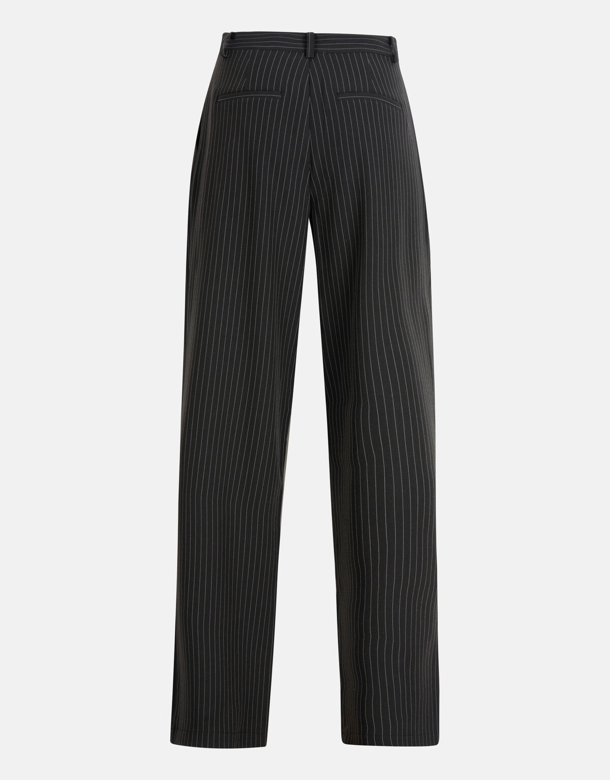 Nadelstreifen-Hose mit weitem Bein Schwarz SHOEBY WOMEN