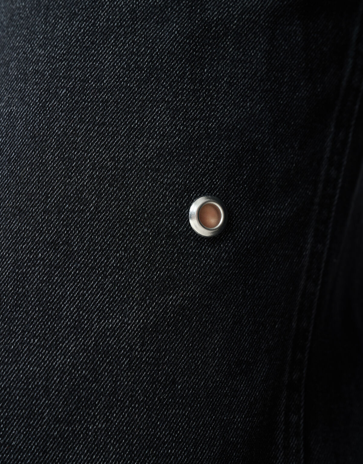 Ösen Gerade Passform Jeans Dunkelgrau SHOEBY WOMEN